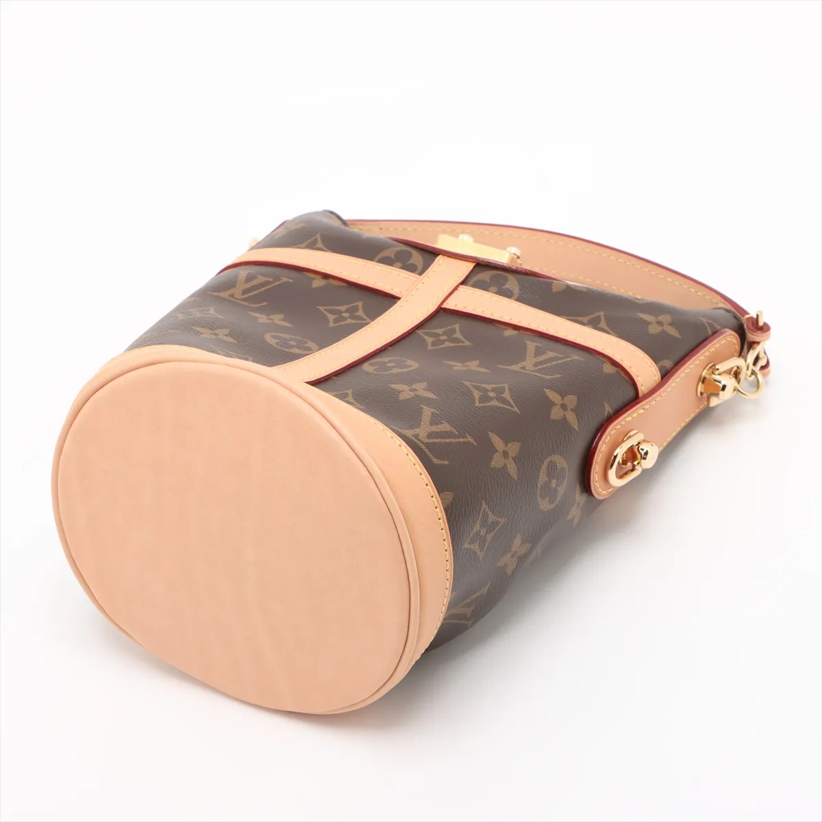 Monogram Duffel Bag M43587 Brown RFID responsive — view 3
