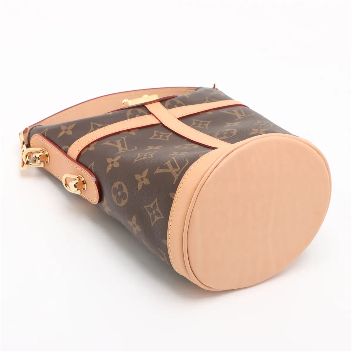 Monogram Duffel Bag M43587 Brown RFID responsive — view 4