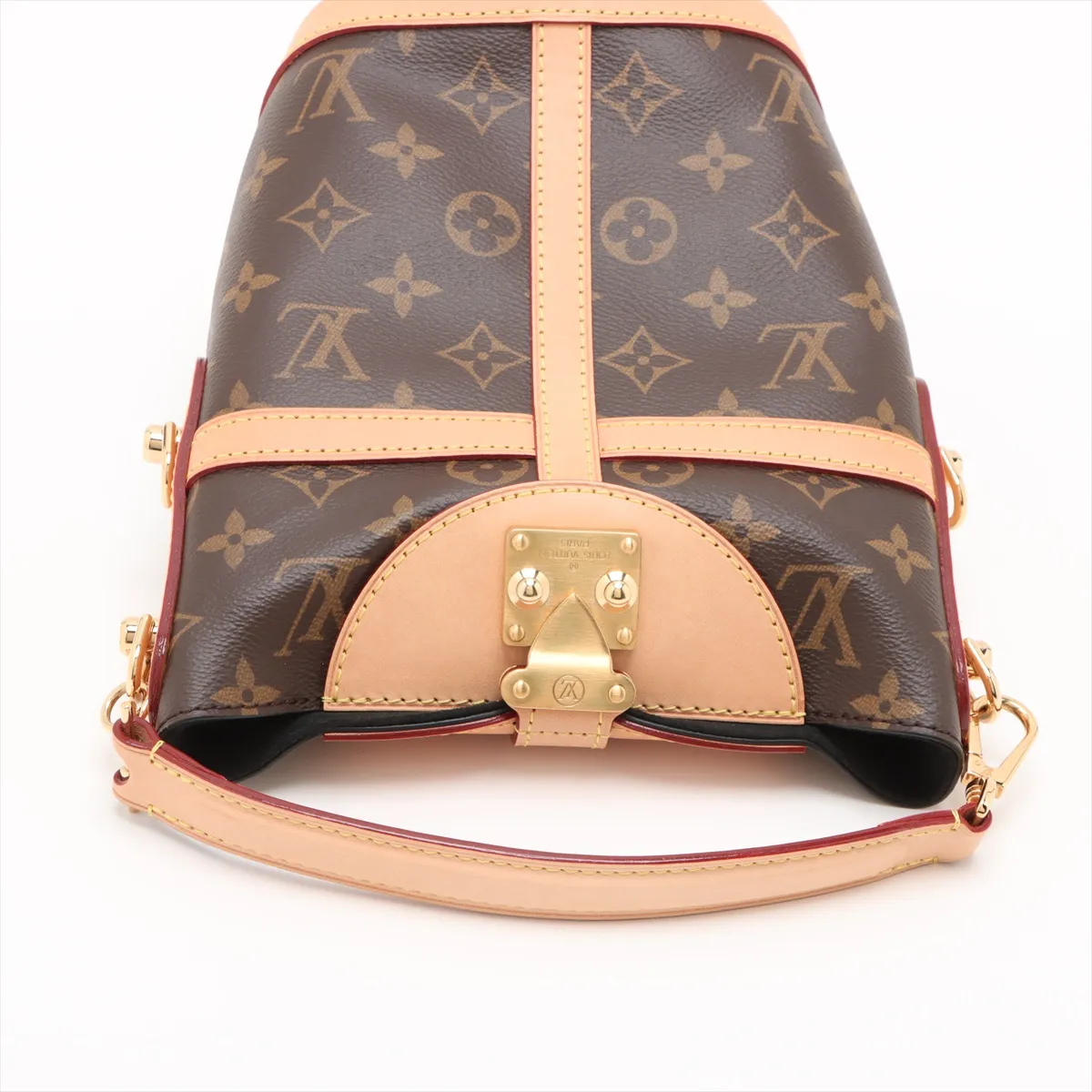 Monogram Duffel Bag M43587 Brown RFID responsive — view 5