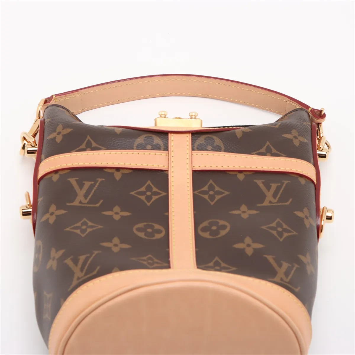 Monogram Duffel Bag M43587 Brown RFID responsive — view 6