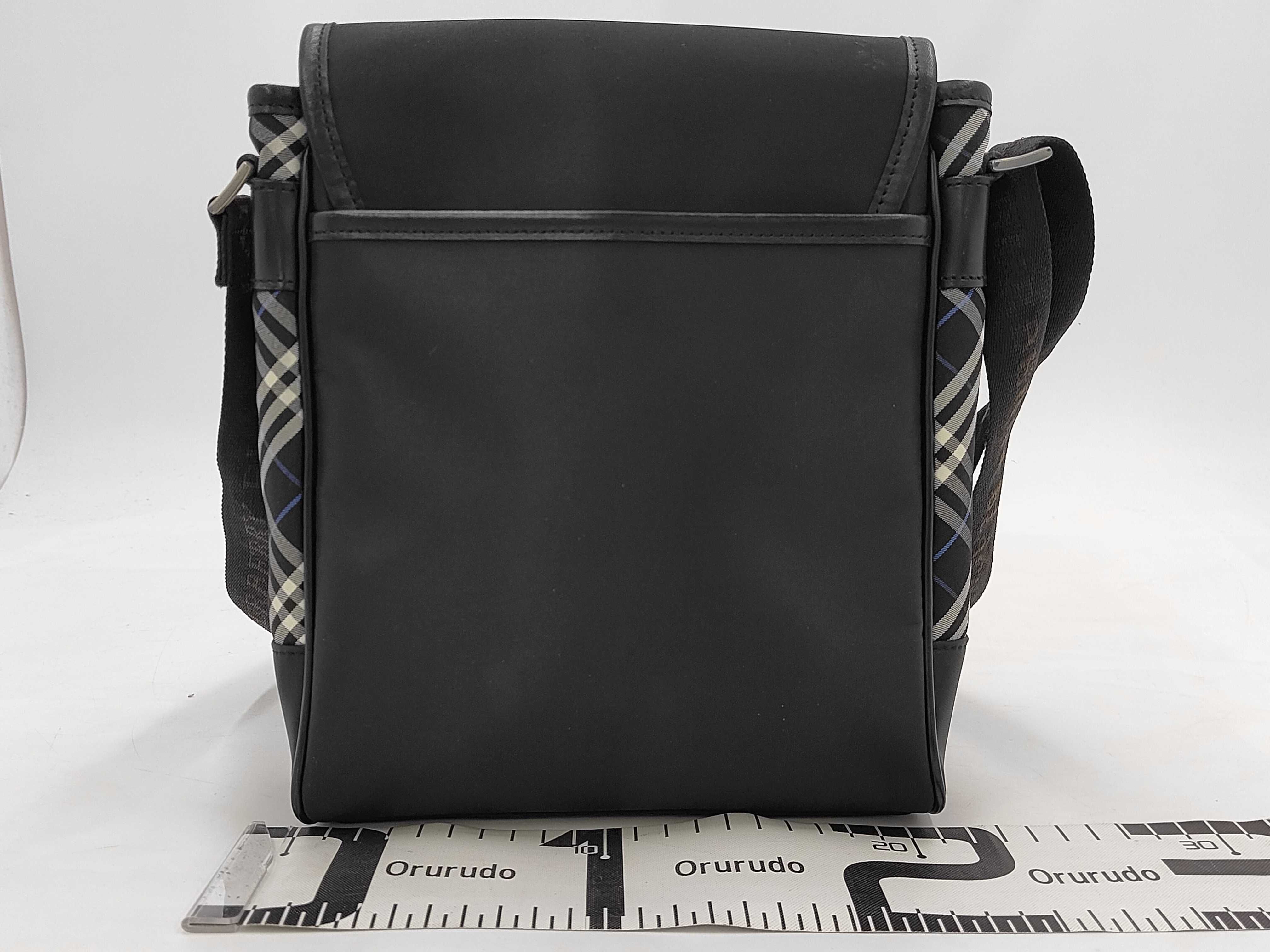 Shoulder Bag, Nylon, Black Checkered Shoulder Bag — view 2