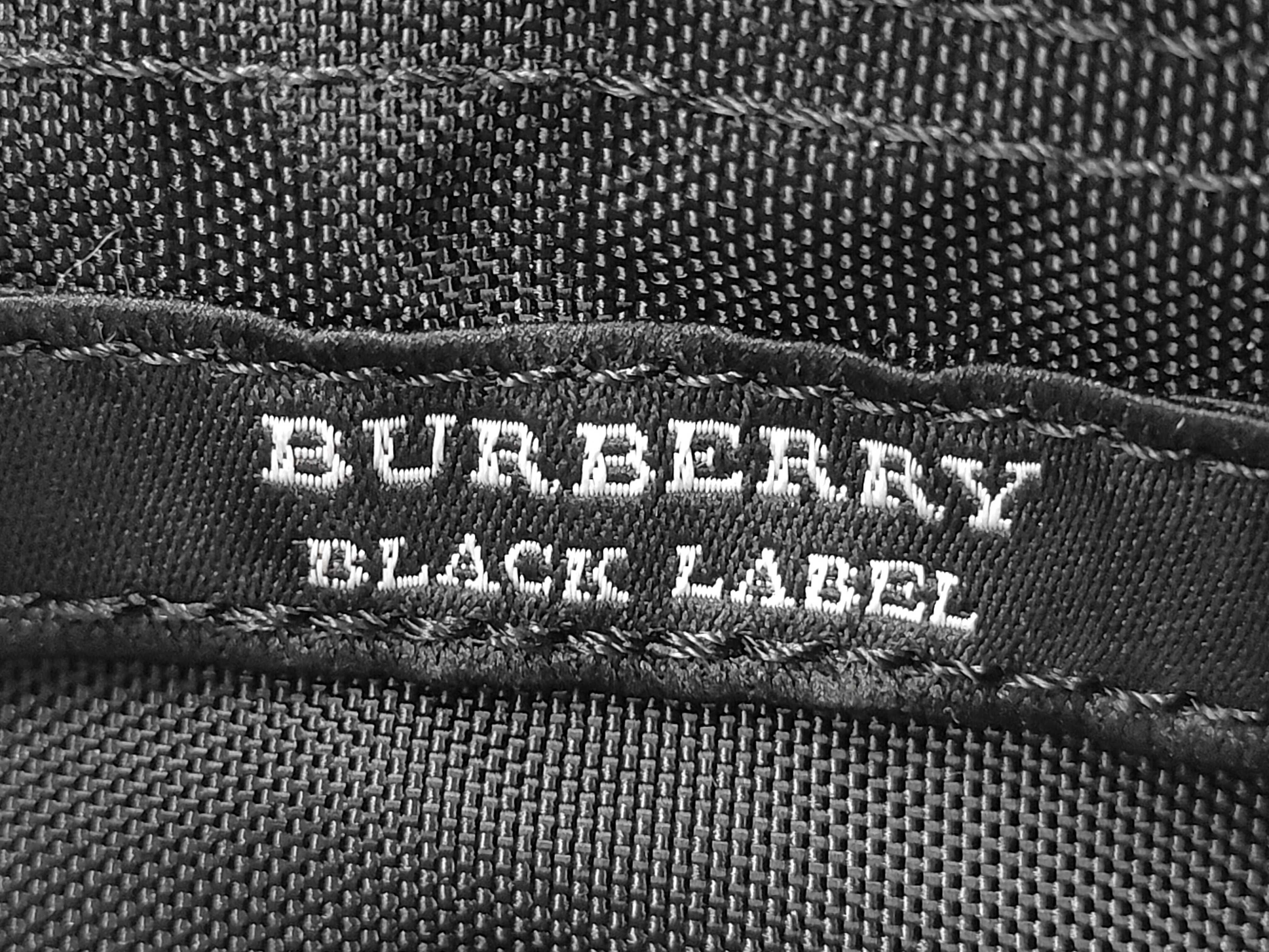 Shoulder Bag, Nylon, Black Checkered Shoulder Bag — view 11