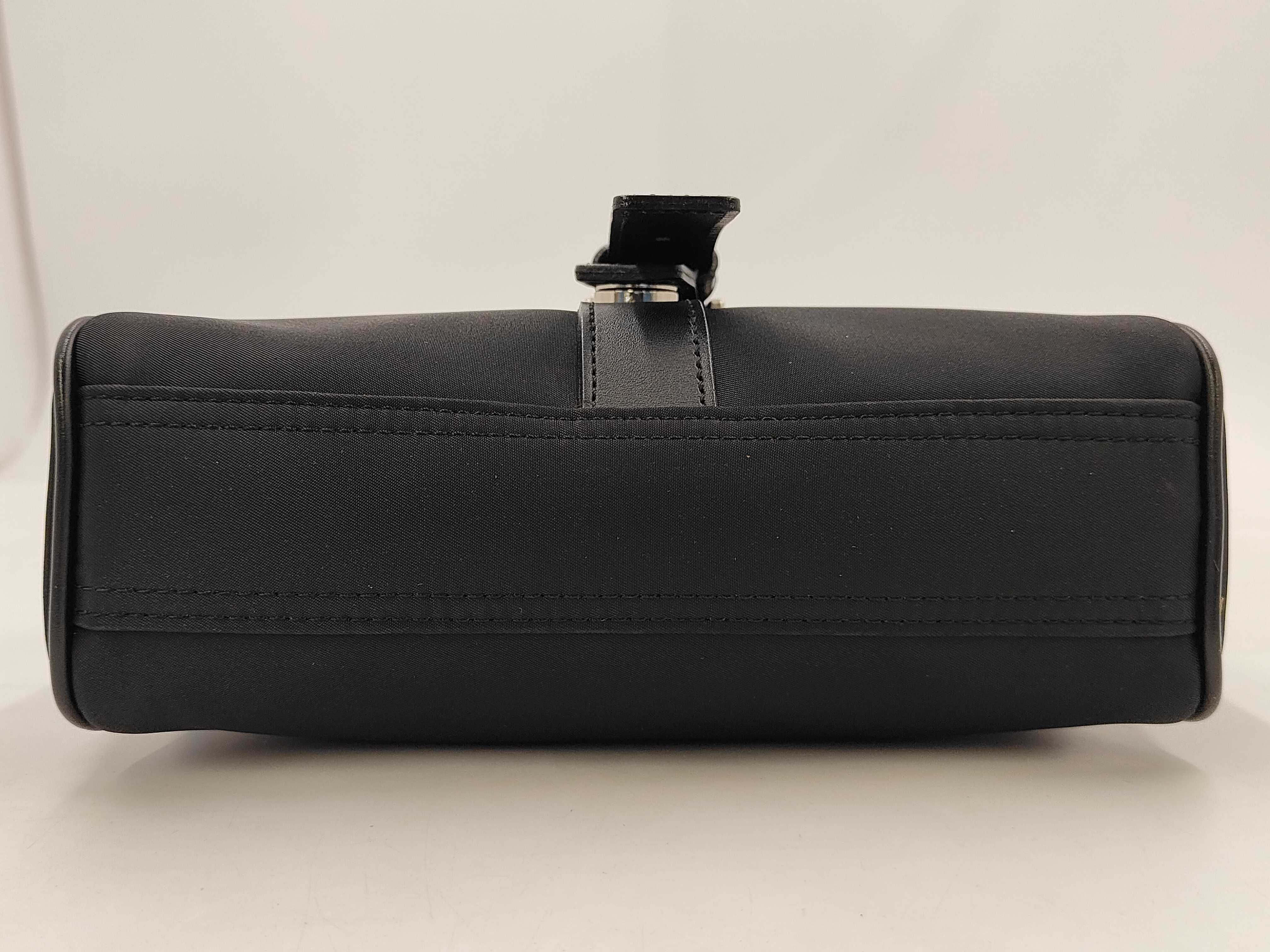 Shoulder Bag, Nylon, Black Checkered Shoulder Bag — view 3