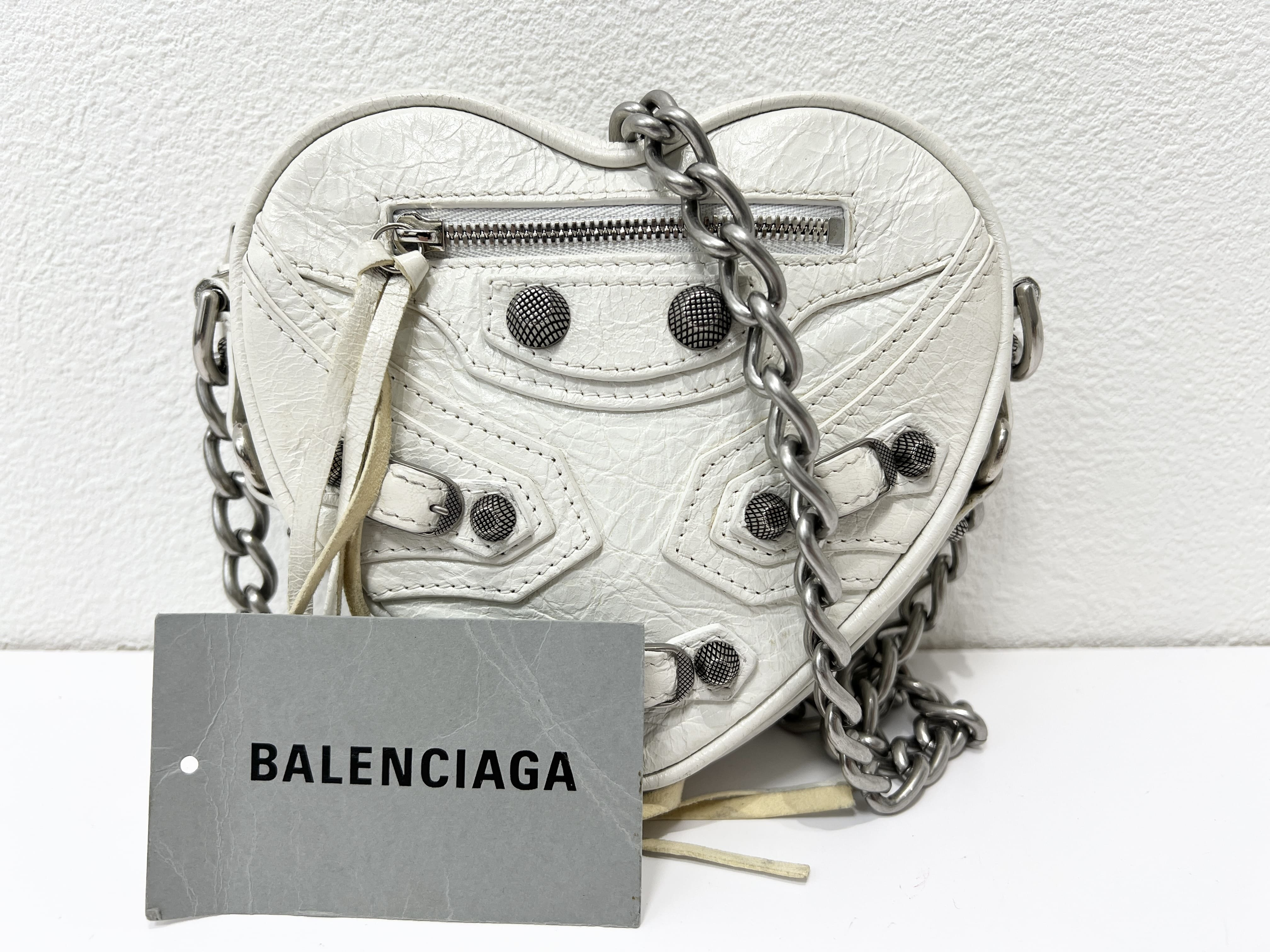 Lucagol Heart Leather Chain Shoulder Bag
