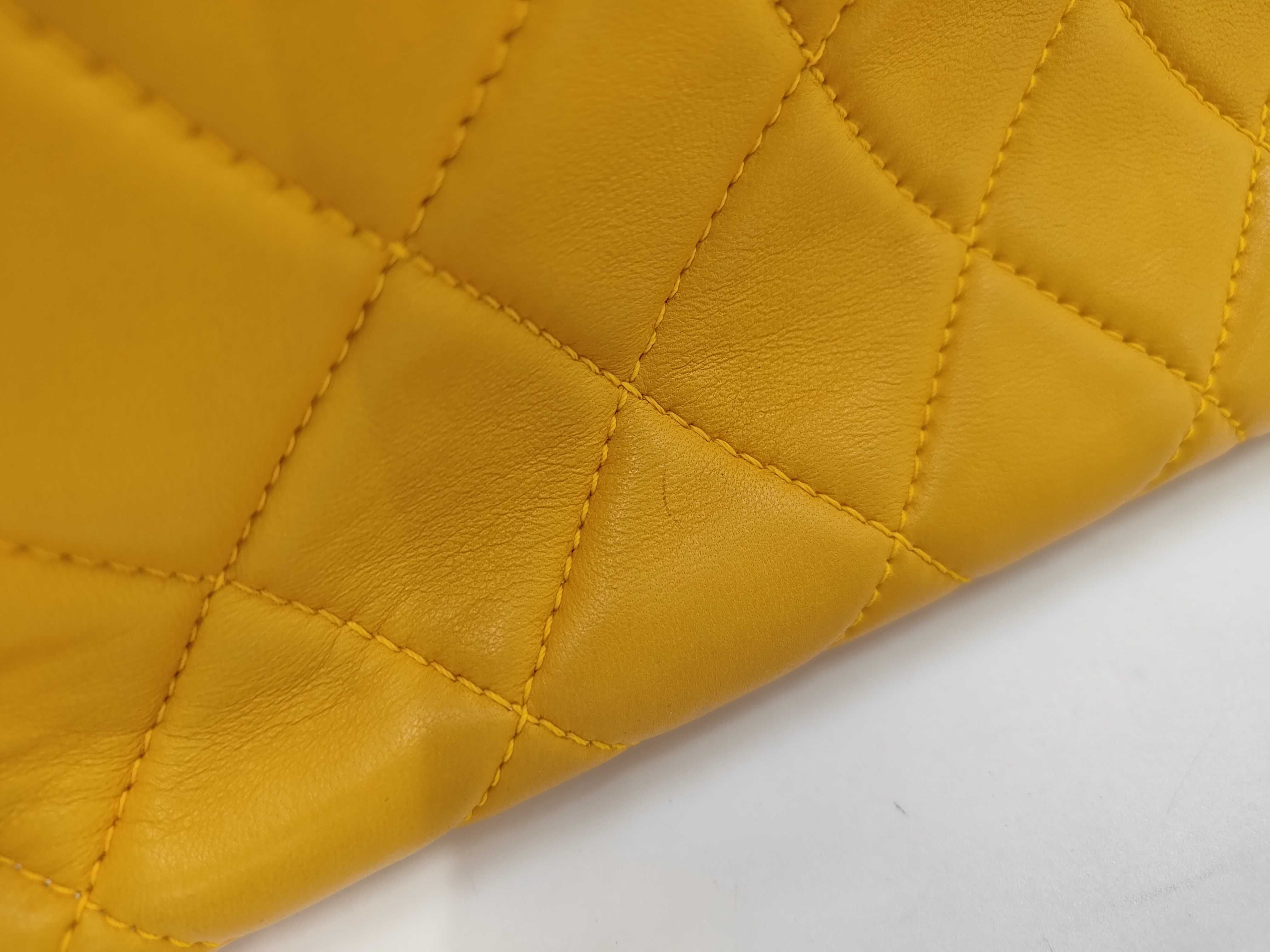 Matelassé Yellow Tote Bag — view 13
