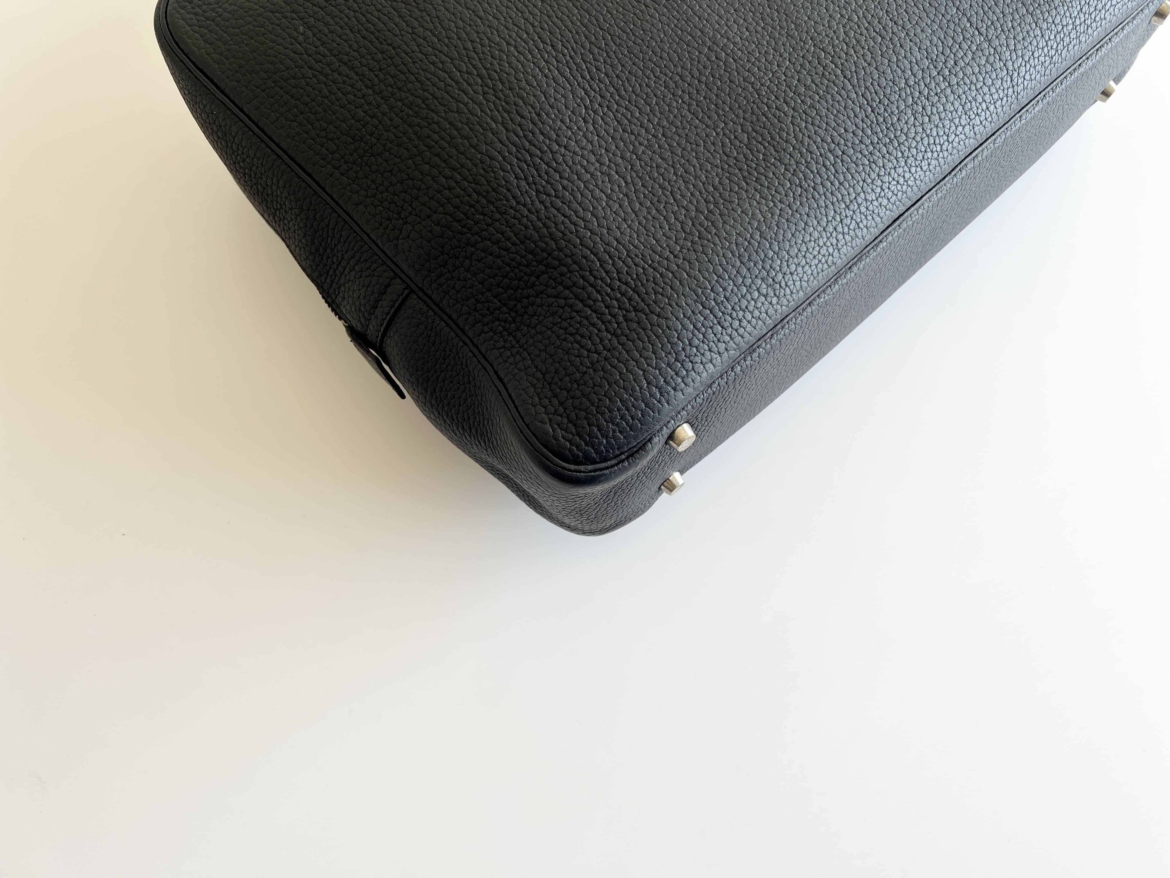 Plume Dog Togo Leather Handbag Business Bag Handbag — view 11