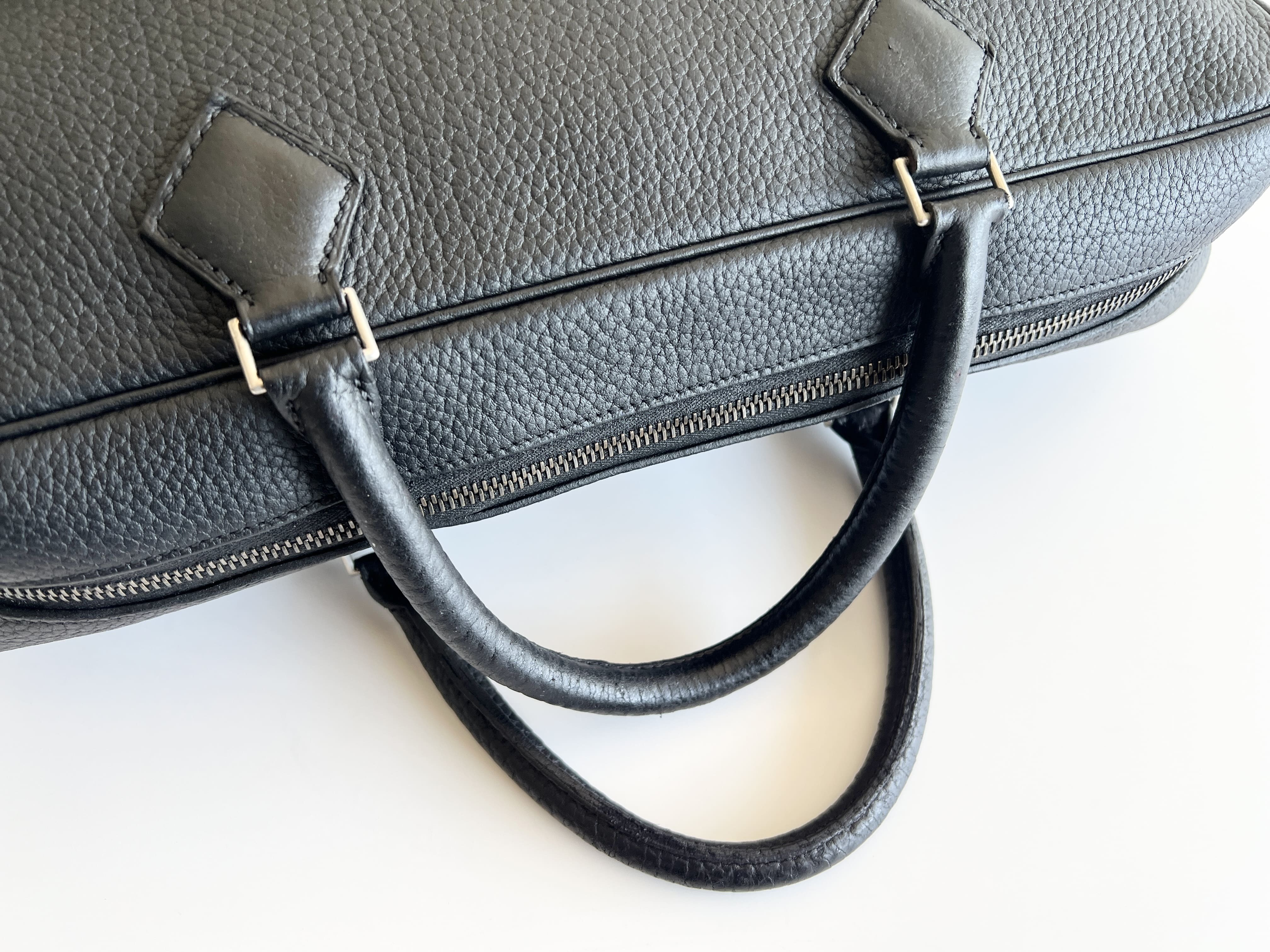 Plume Dog Togo Leather Handbag Business Bag Handbag — view 4