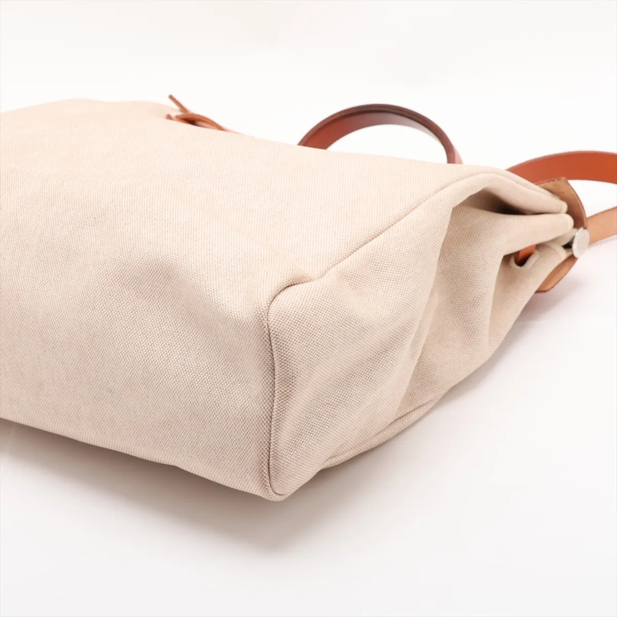 Herbag MM Toile H x Vache Hunter Beige x Brown Silver Hardware B: 1998 — view 3
