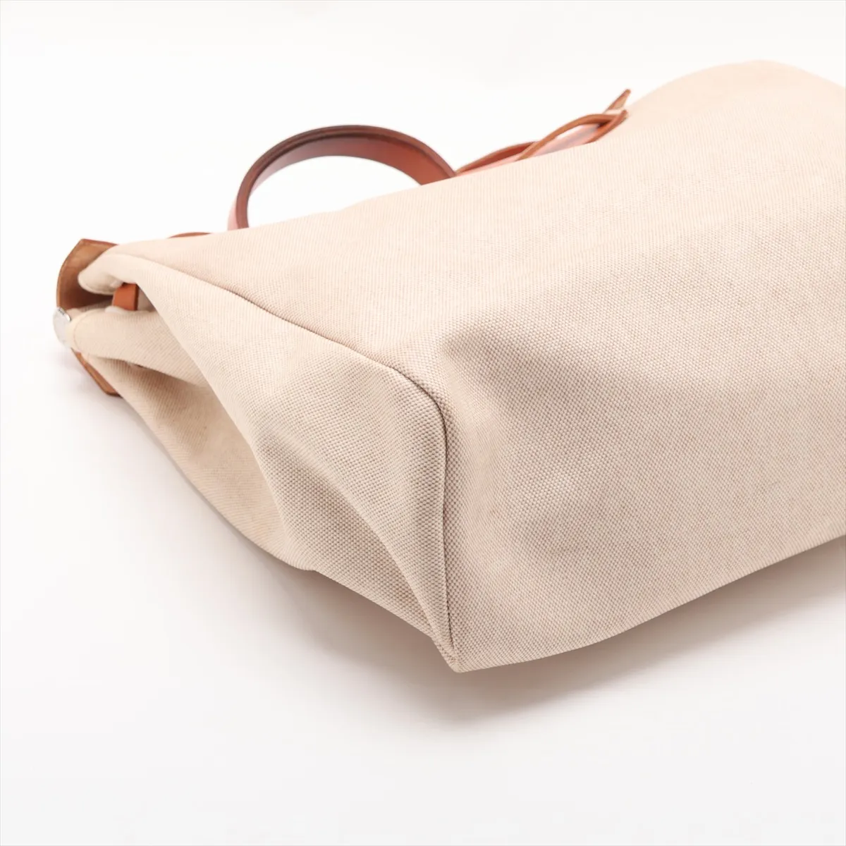 Herbag MM Toile H x Vache Hunter Beige x Brown Silver Hardware B: 1998 — view 4