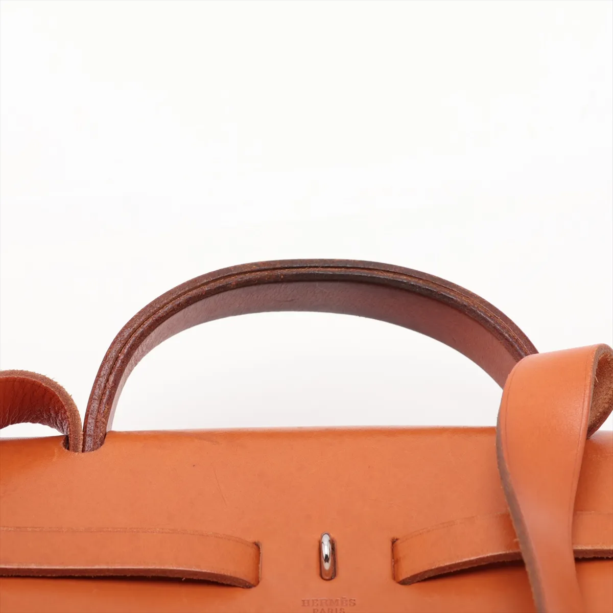 Herbag MM Toile H x Vache Hunter Beige x Brown Silver Hardware B: 1998 — view 6