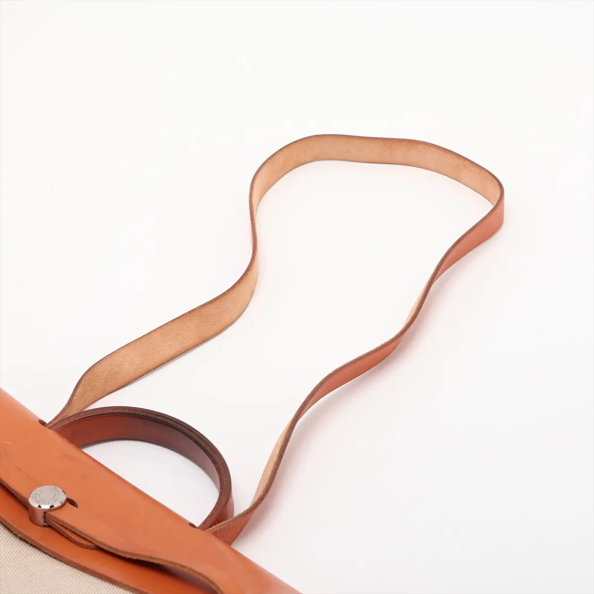 Herbag MM Toile H x Vache Hunter Beige x Brown Silver Hardware B: 1998 — view 7