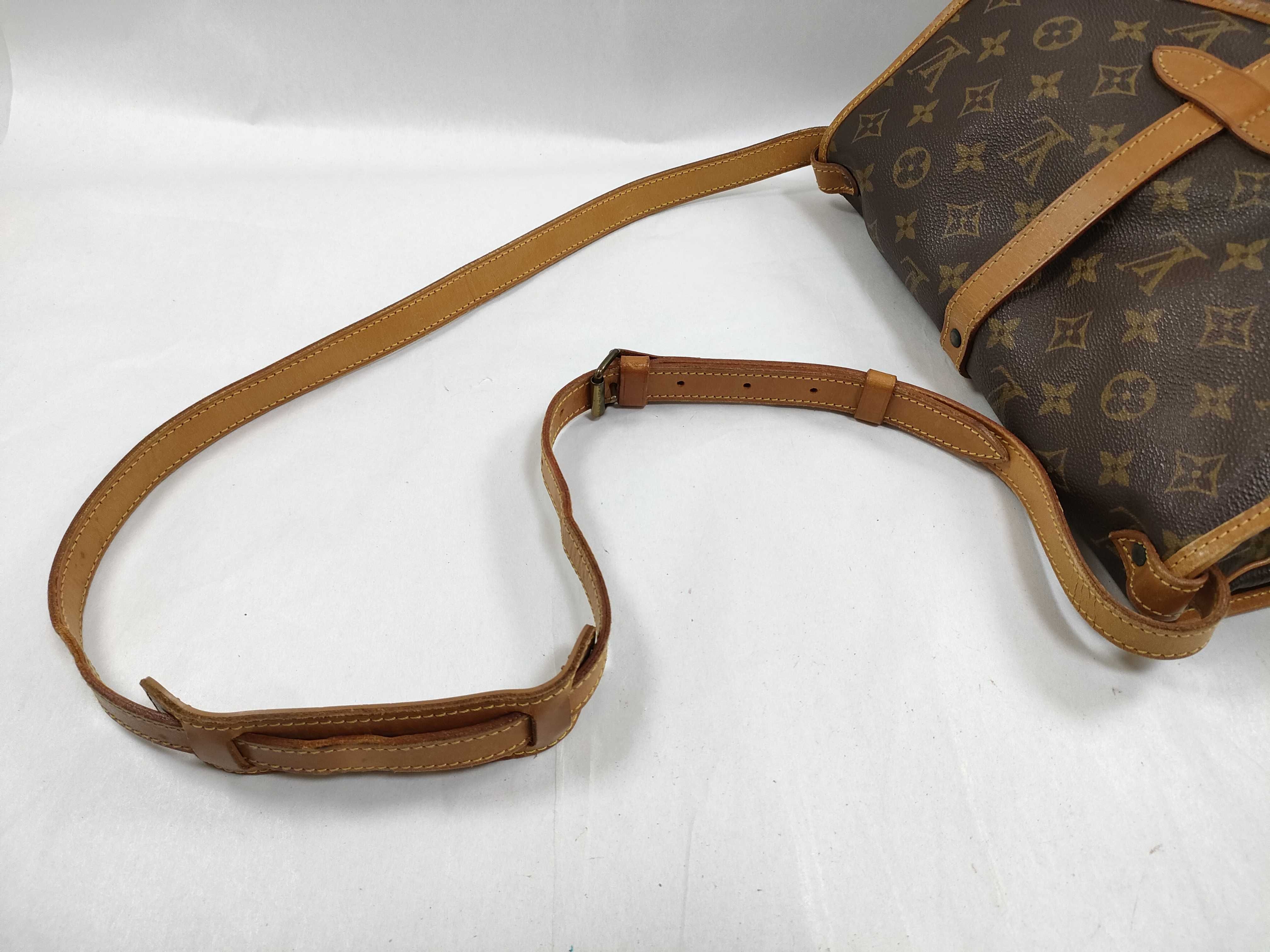 Monogram Louis Vuitton Saumur Monogram Shoulder Bag — view 3