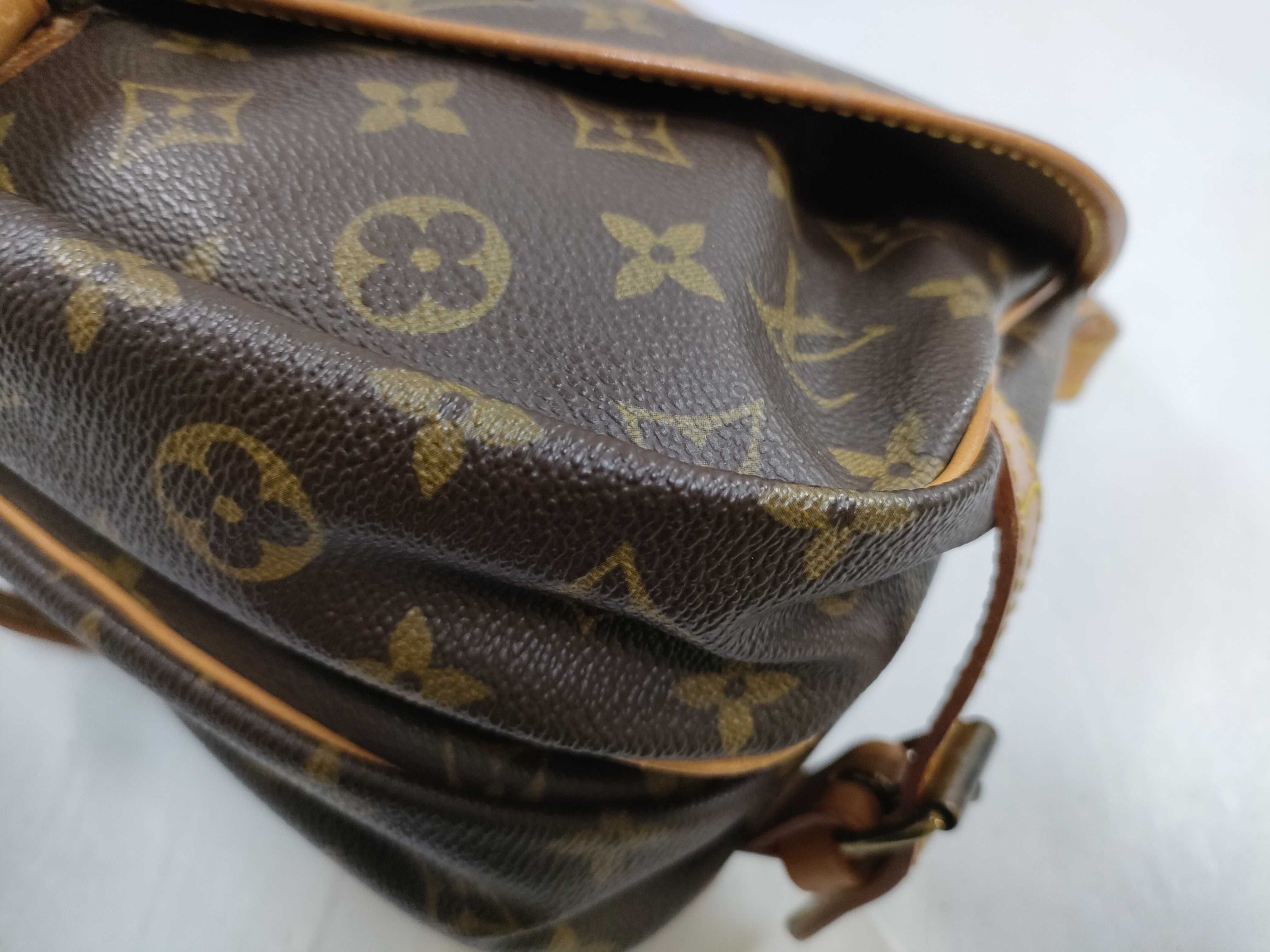 Monogram Louis Vuitton Saumur Monogram Shoulder Bag — view 6
