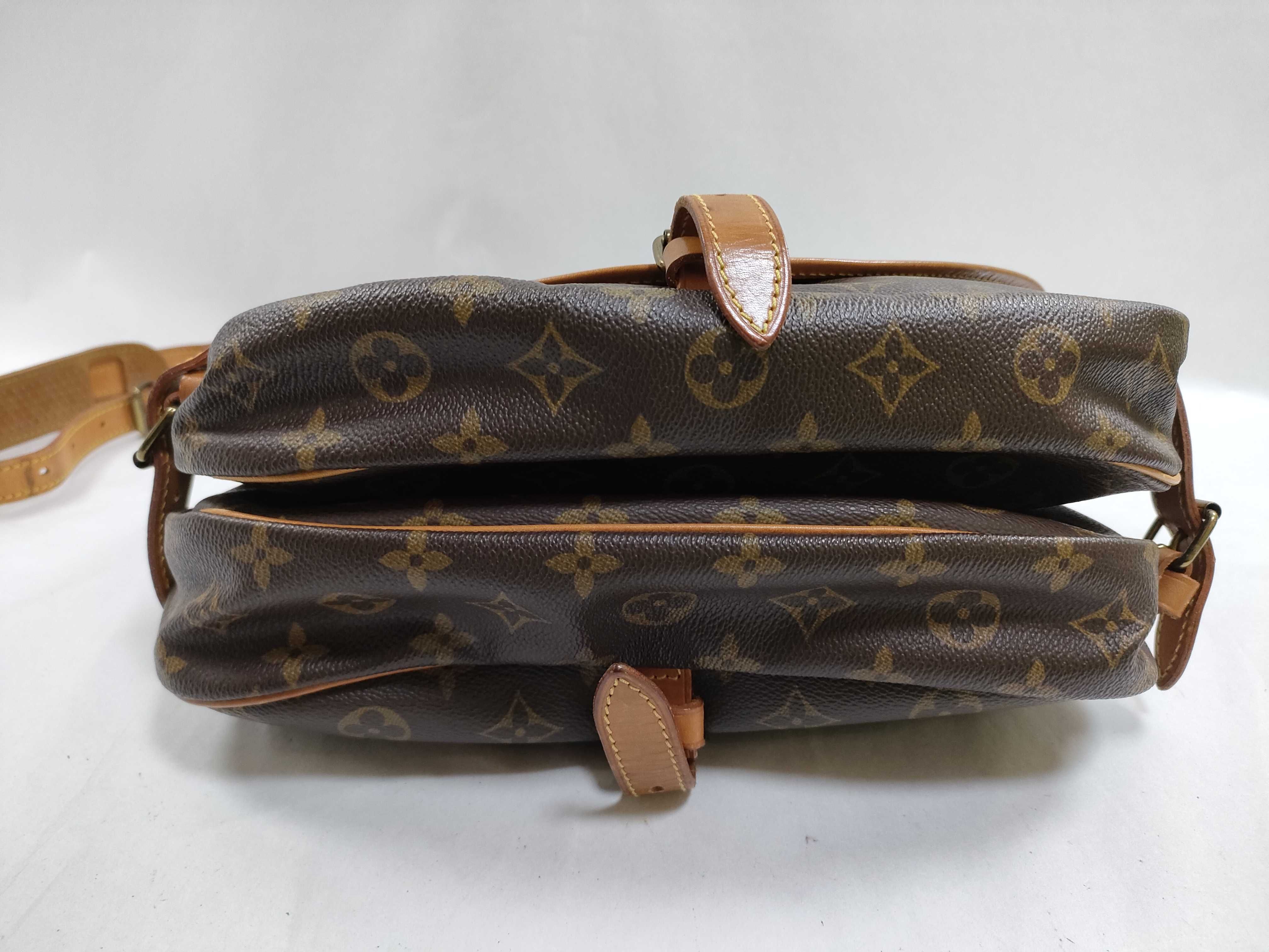Monogram Louis Vuitton Saumur Monogram Shoulder Bag — view 7