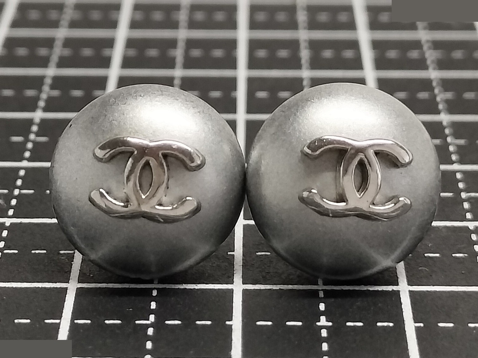 Coco F Pearl Silver Earrings — view 5