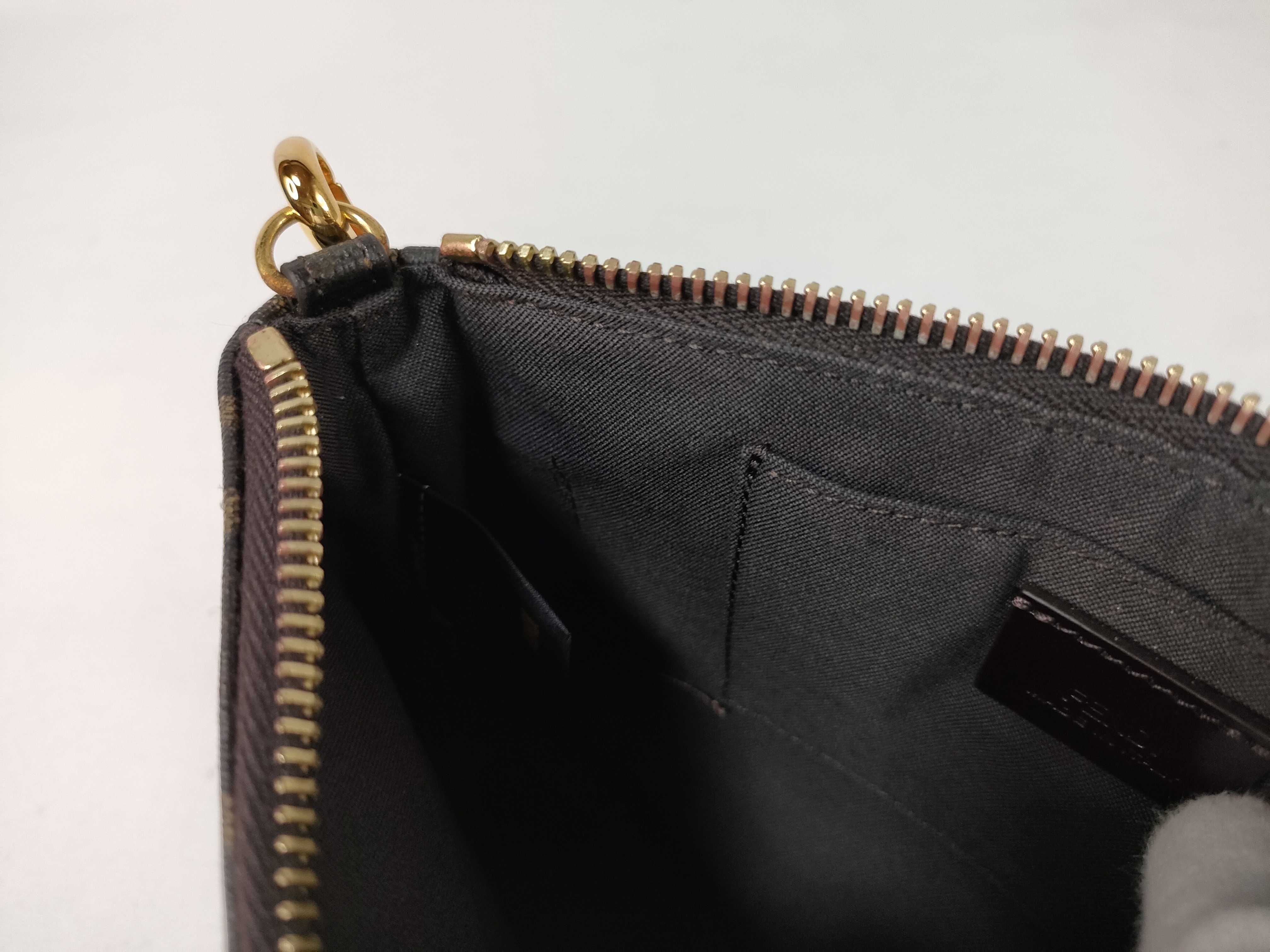 Zucca pattern Fendi PVC Zucca chain pouch — view 14