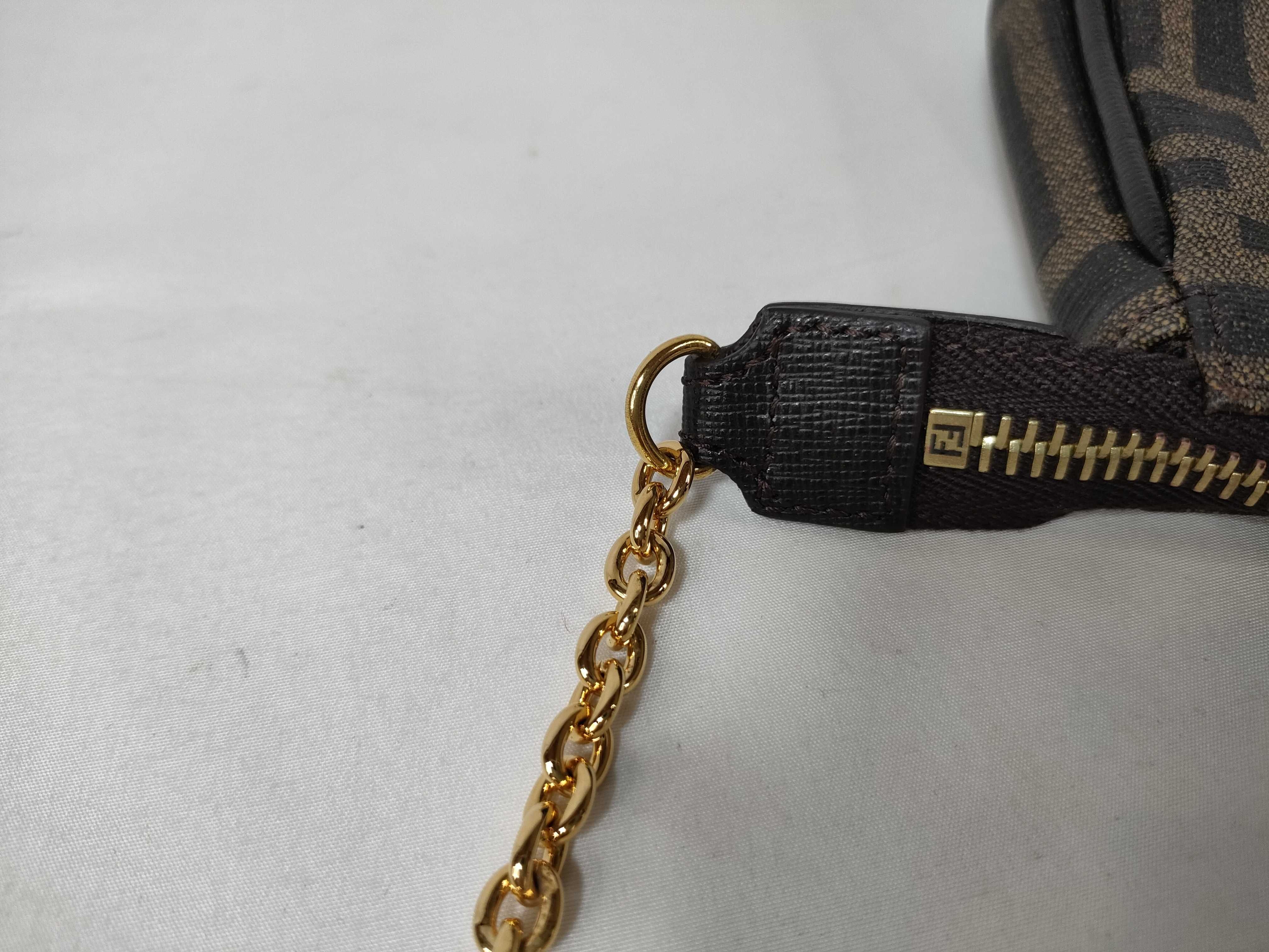 Zucca pattern Fendi PVC Zucca chain pouch — view 5