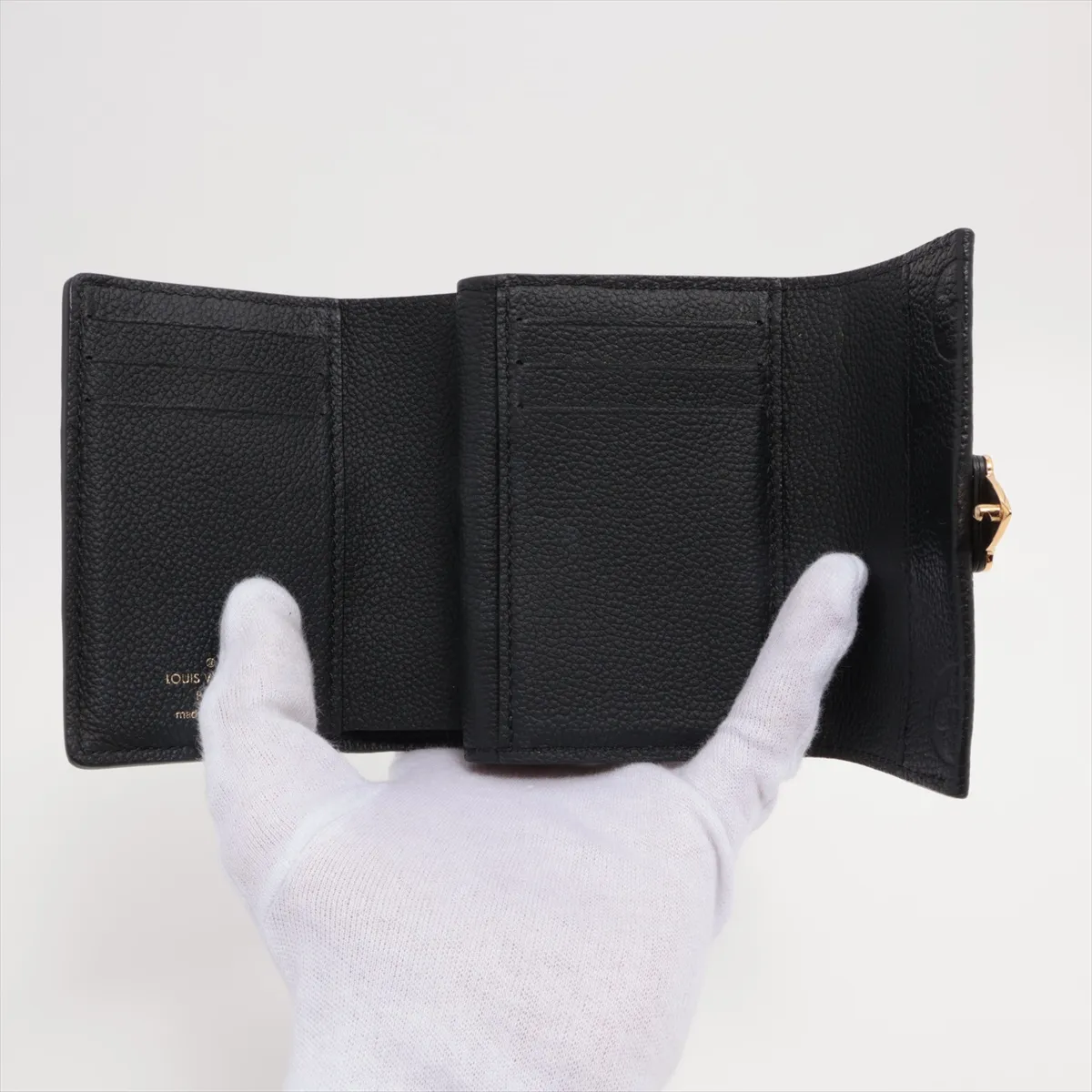 Monogram Empreinte Portefeuille Metis Compact M80880 Noir Compact Wallet RFID Reactive — view 4