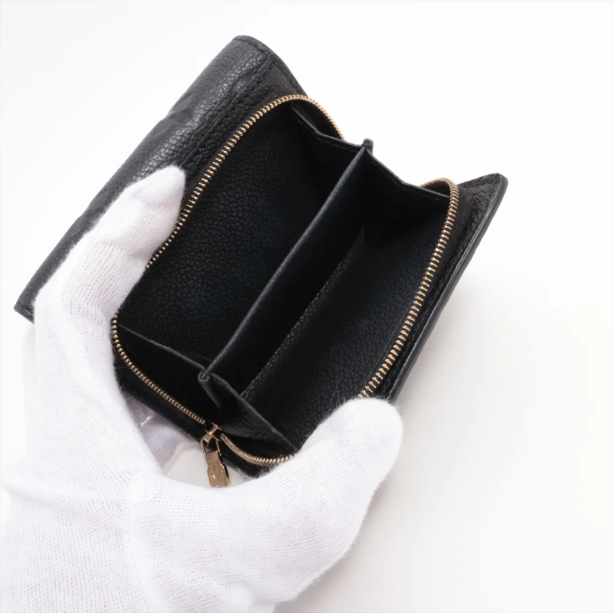 Monogram Empreinte Portefeuille Metis Compact M80880 Noir Compact Wallet RFID Reactive — view 6