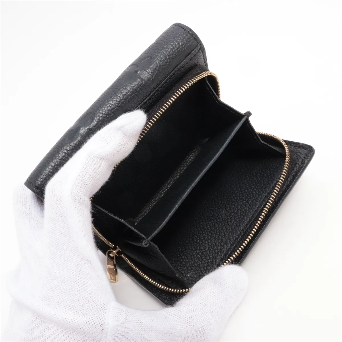 Monogram Empreinte Portefeuille Metis Compact M80880 Noir Compact Wallet RFID Reactive — view 7