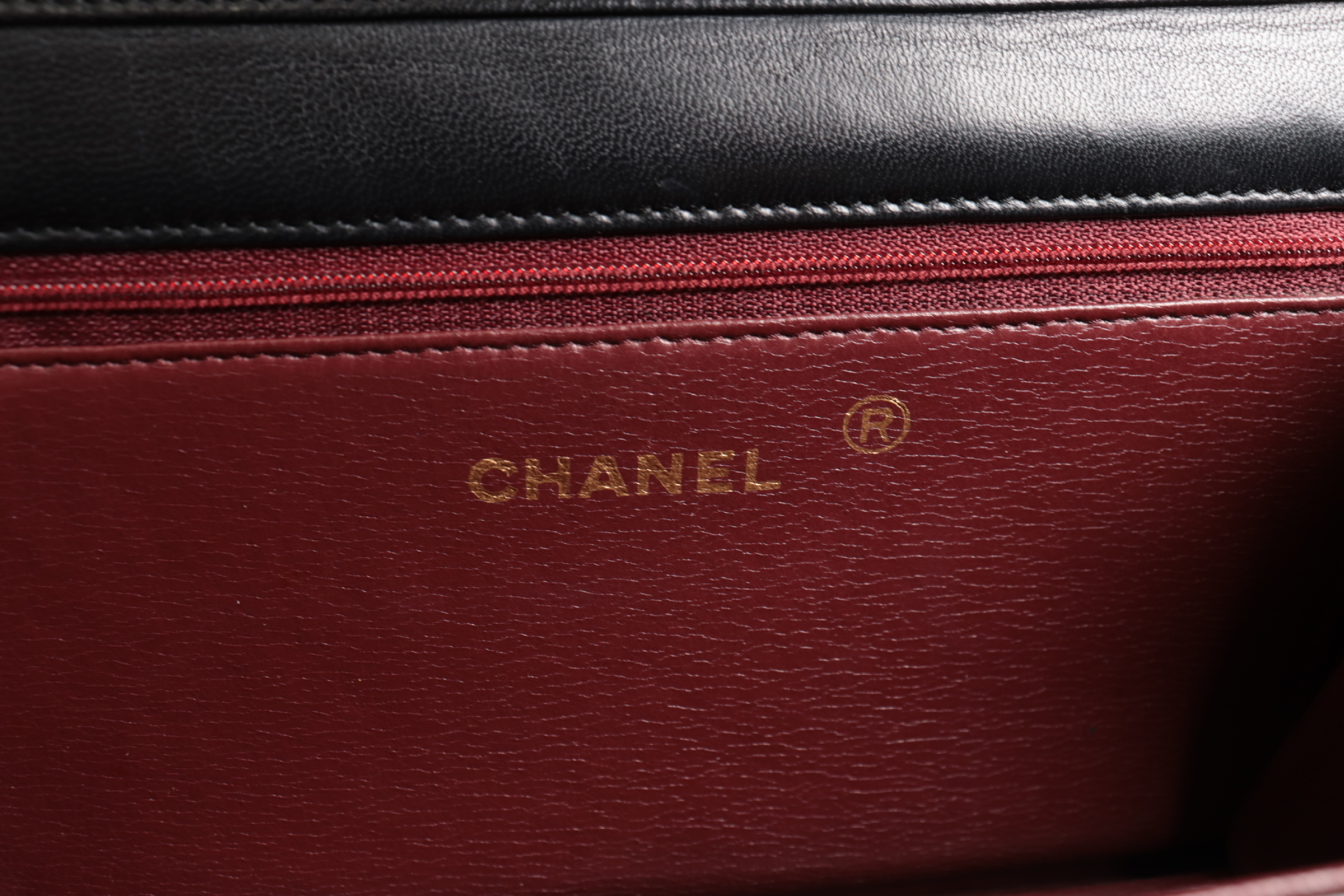 Push-Lock Lambskin Chain Shoulder Bag (Series 8) — view 7
