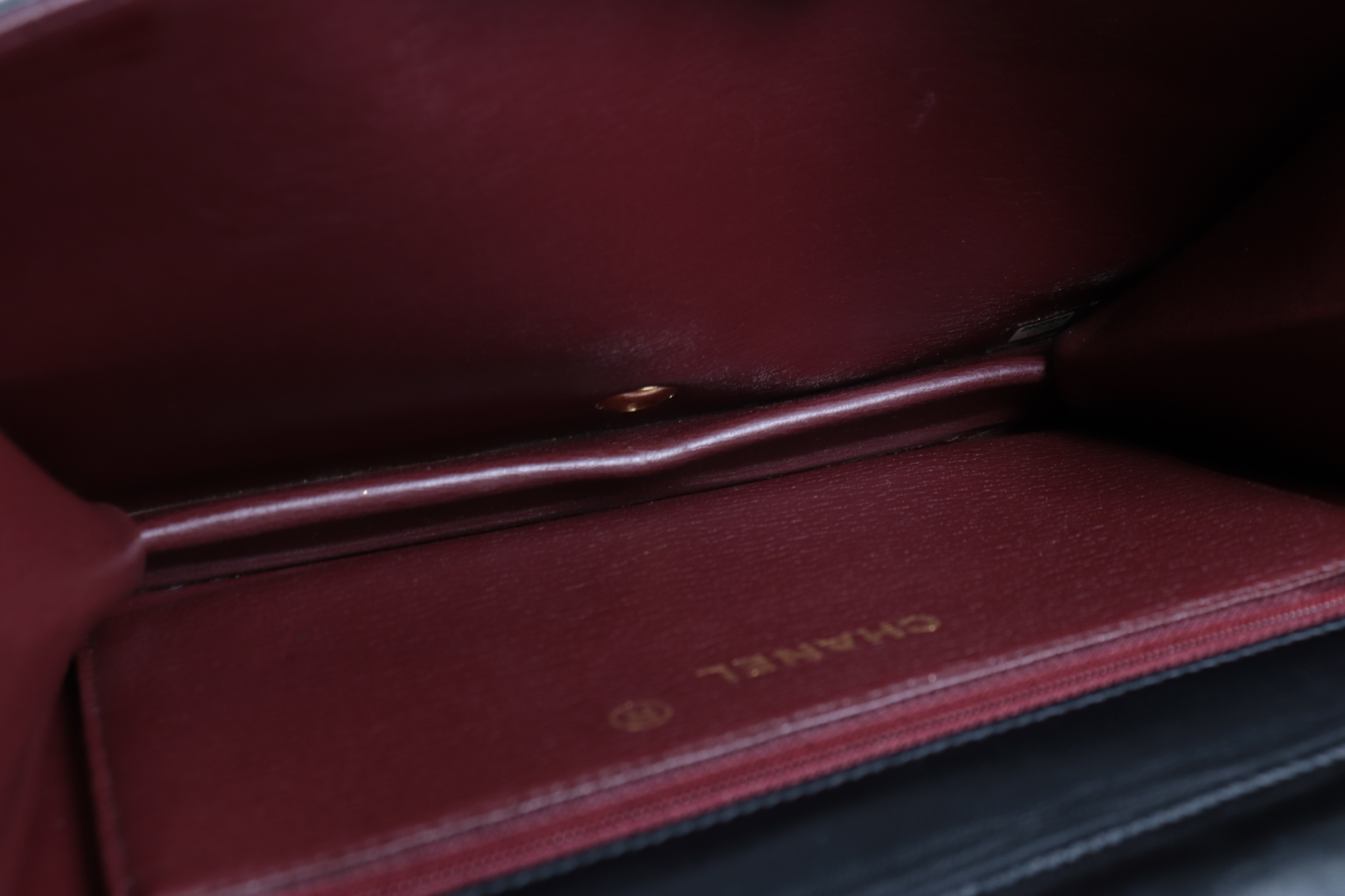 Push-Lock Lambskin Chain Shoulder Bag (Series 8) — view 8