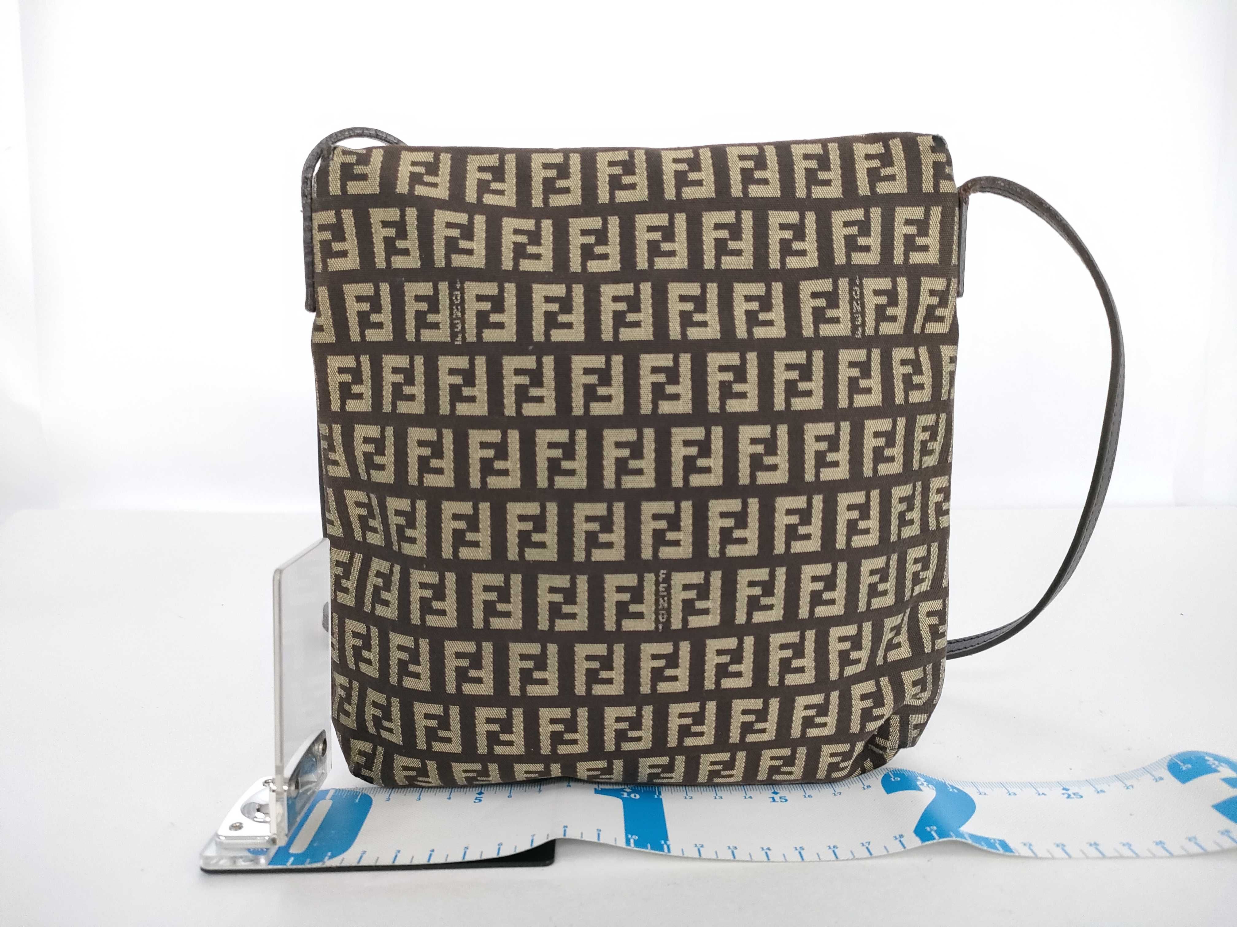 Zucca pattern Fendi Mamma Bucket shoulder bag, no wear on edges, no tears. — view 2