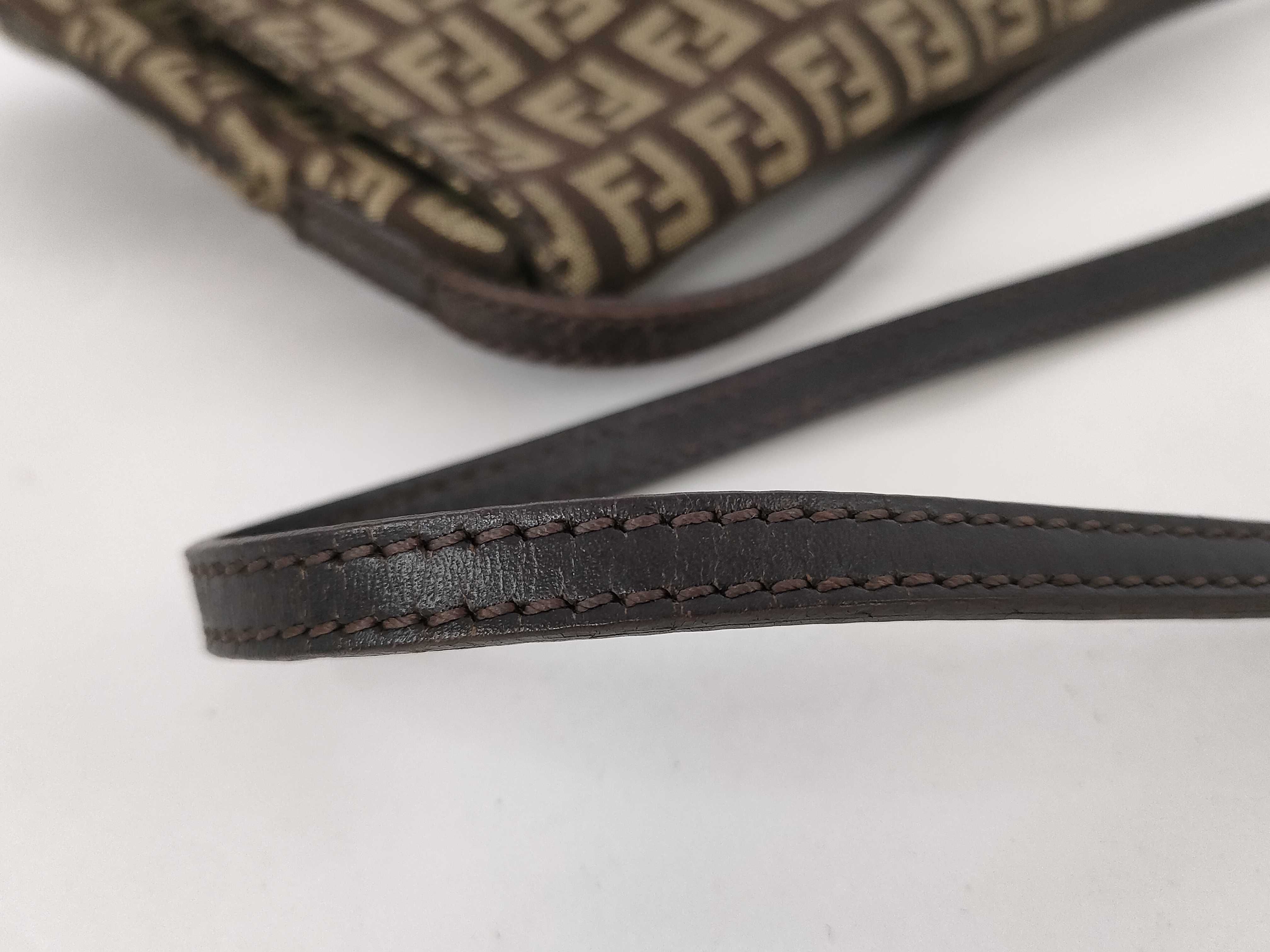 Zucca pattern Fendi Mamma Bucket shoulder bag, no wear on edges, no tears. — view 4
