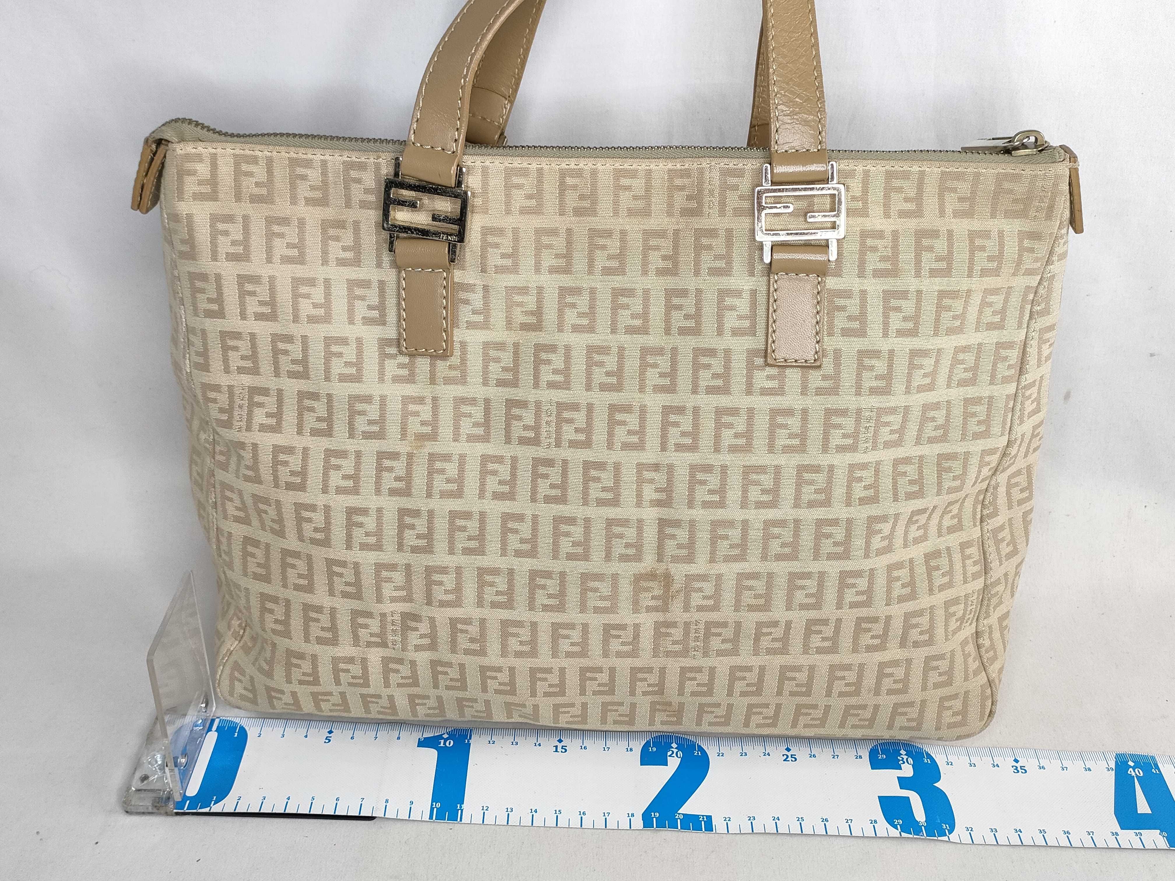 Zucchino Canvas Leather Tote Bag 8BH138 Tote Bag — view 2