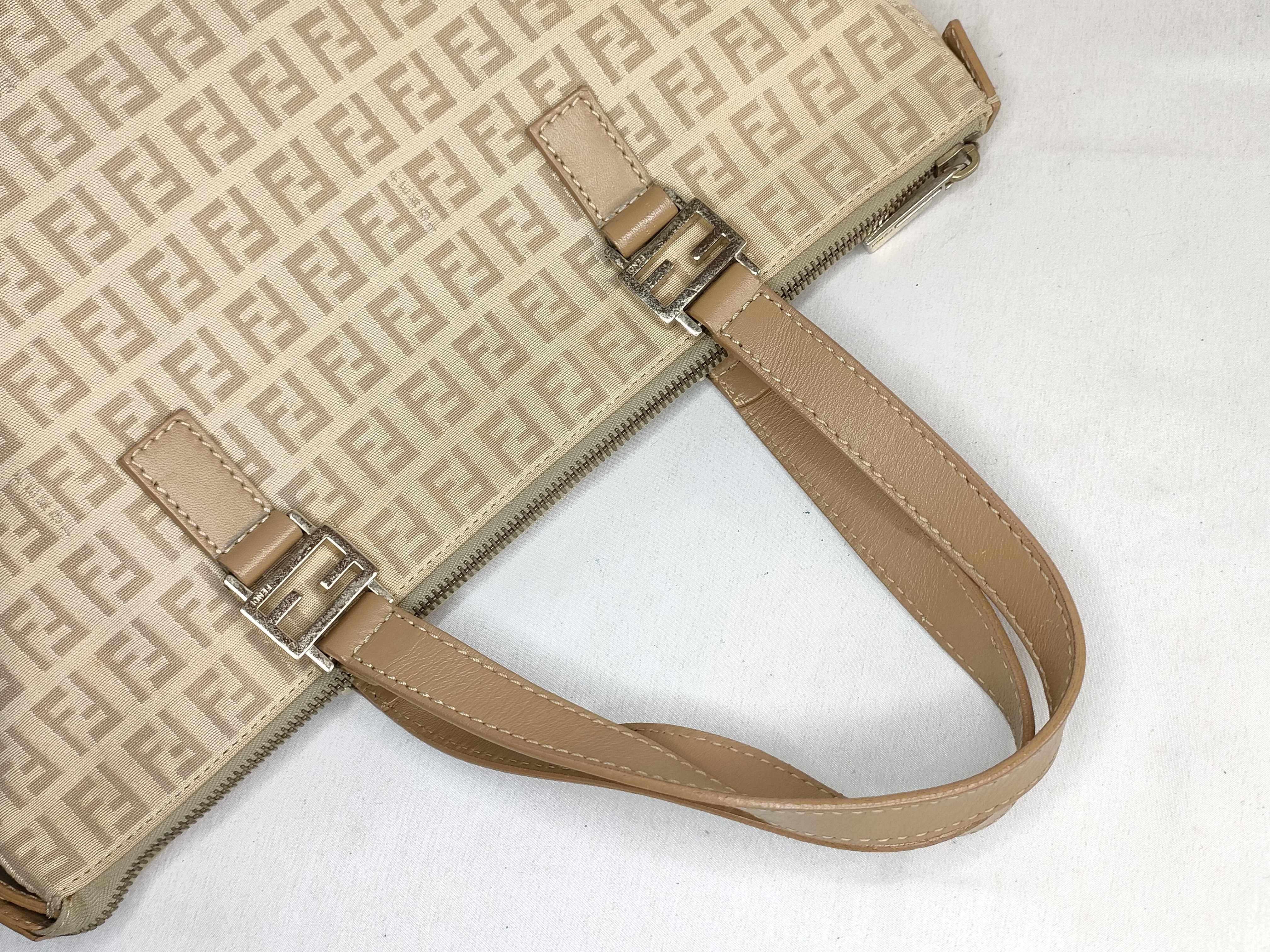 Zucchino Canvas Leather Tote Bag 8BH138 Tote Bag — view 3
