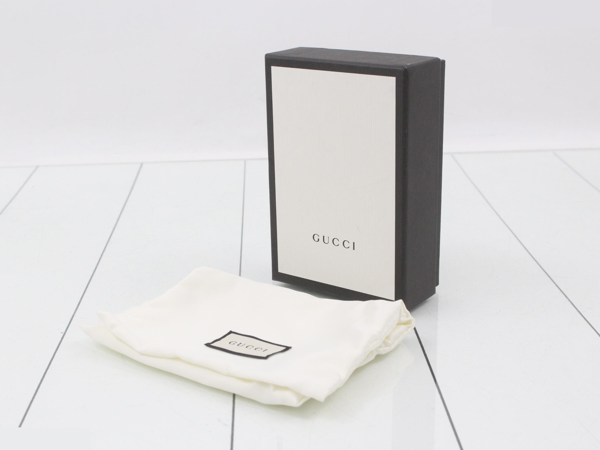 Guccissima Compact Wallet, Black — view 5