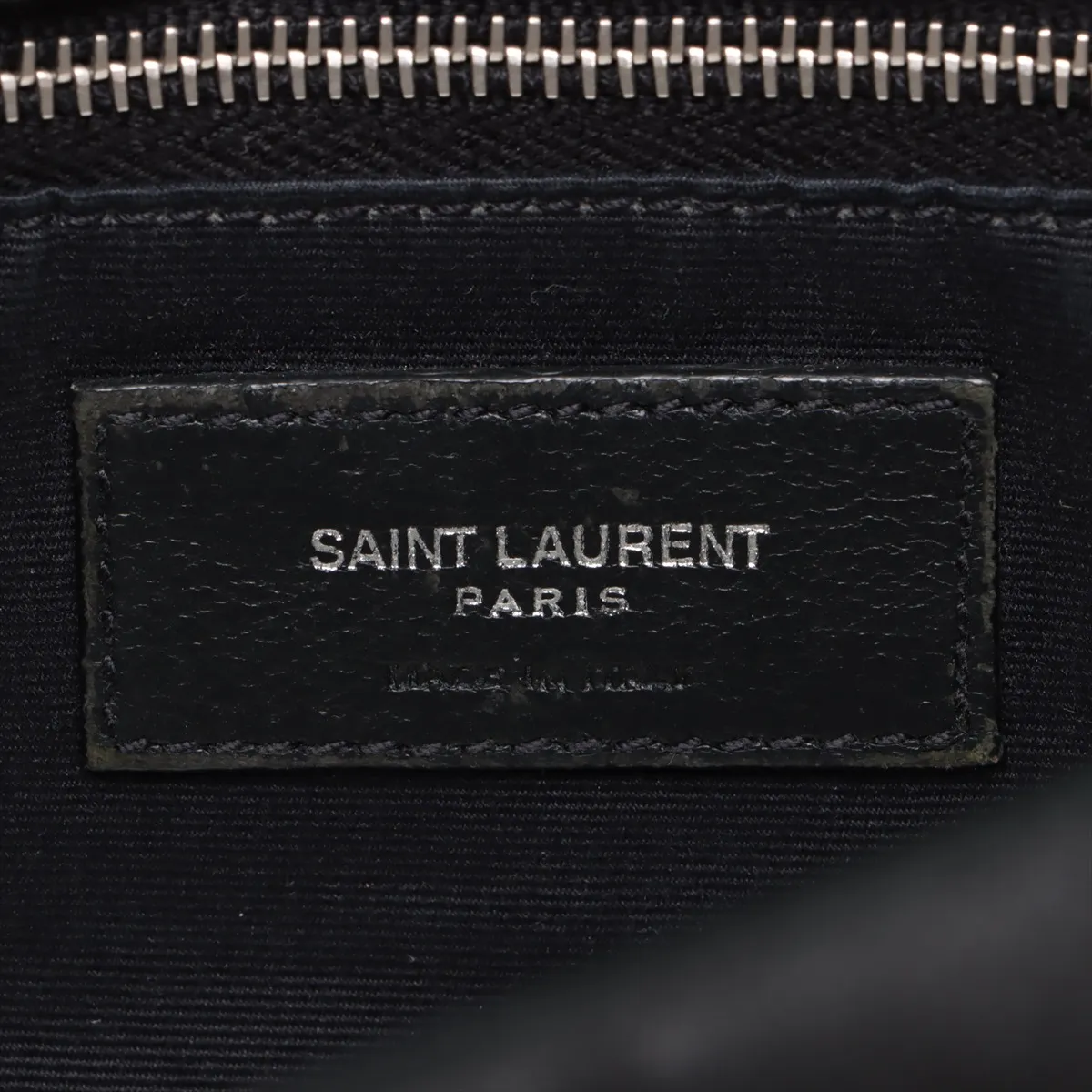 Lulu Puffer Leather Chain Shoulder Bag Black 577476 — view 9