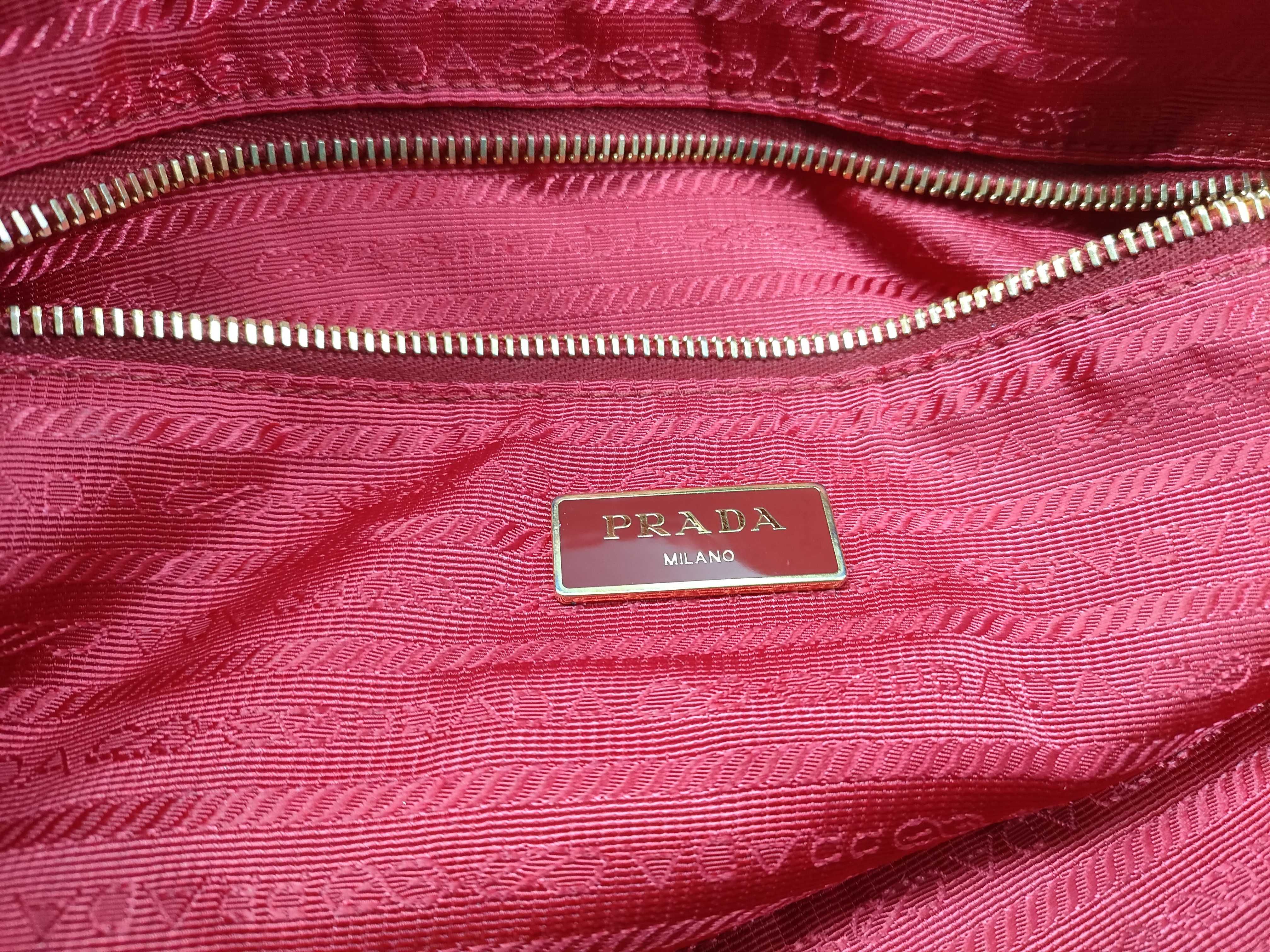 Nylon 2-way Tote Bag (Red) — view 13