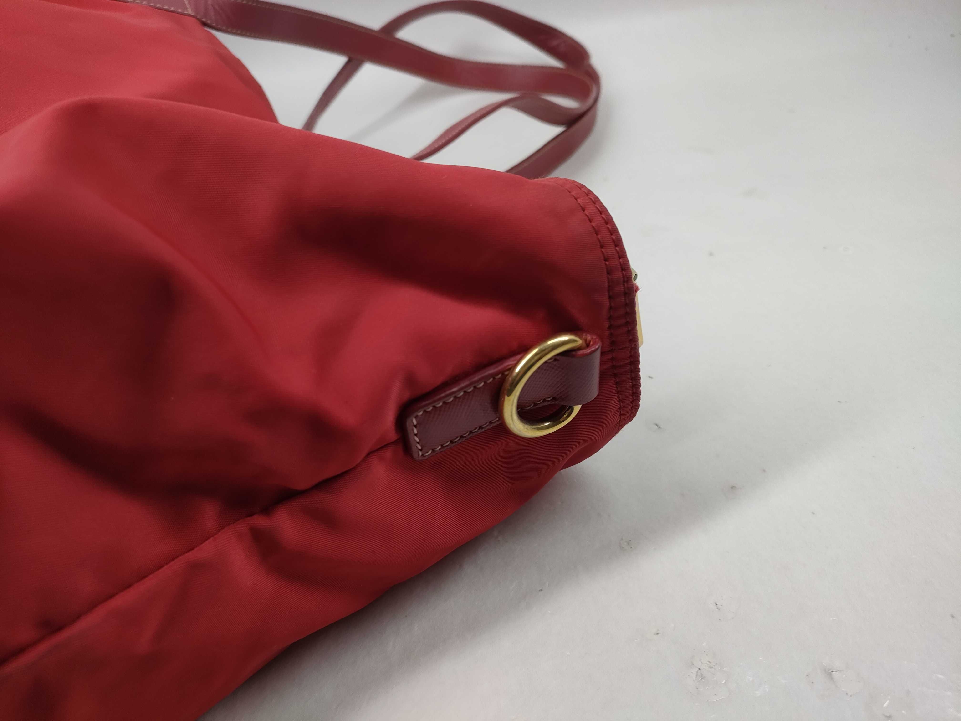 Nylon 2-way Tote Bag (Red) — view 8