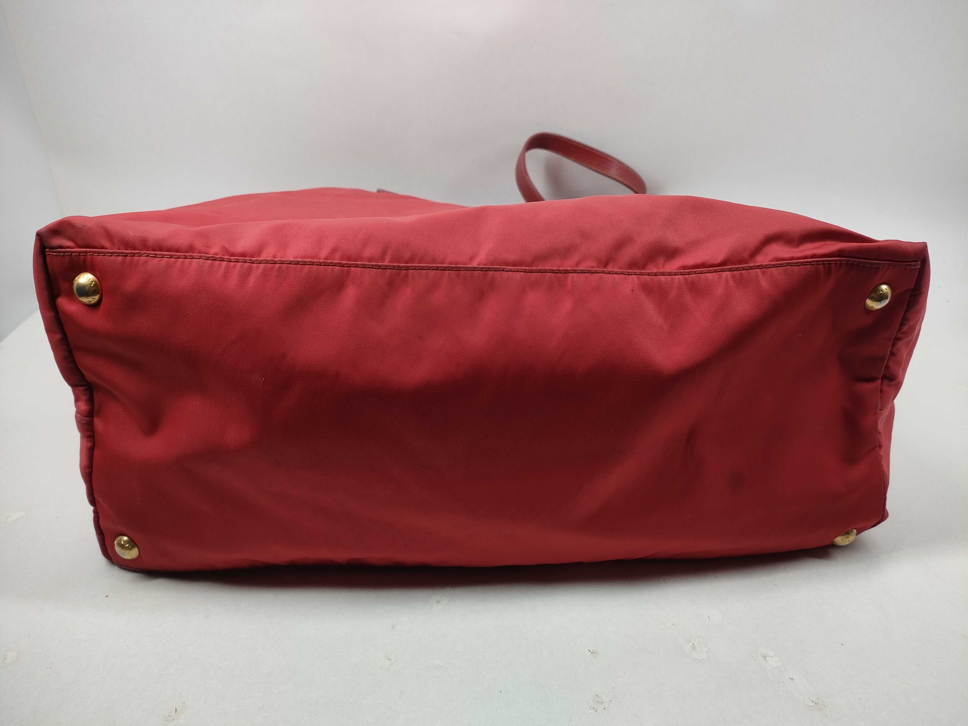 Nylon 2-way Tote Bag (Red) — view 10