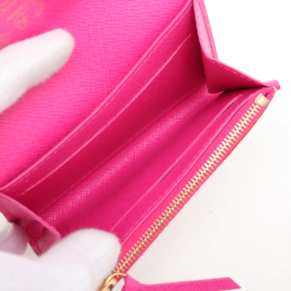 x Takashi Murakami Multicolor Portemonnaie Rosalie M13399 Coin Case Blanc (RFID detected) — view 4