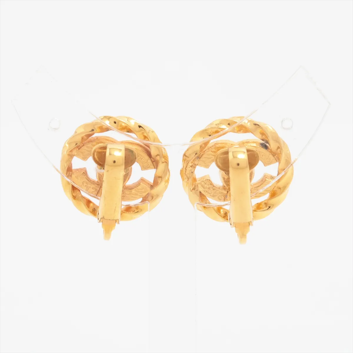 Cocomark 2137 Earrings (for both ears) GP x Rhinestone Gold — view 2