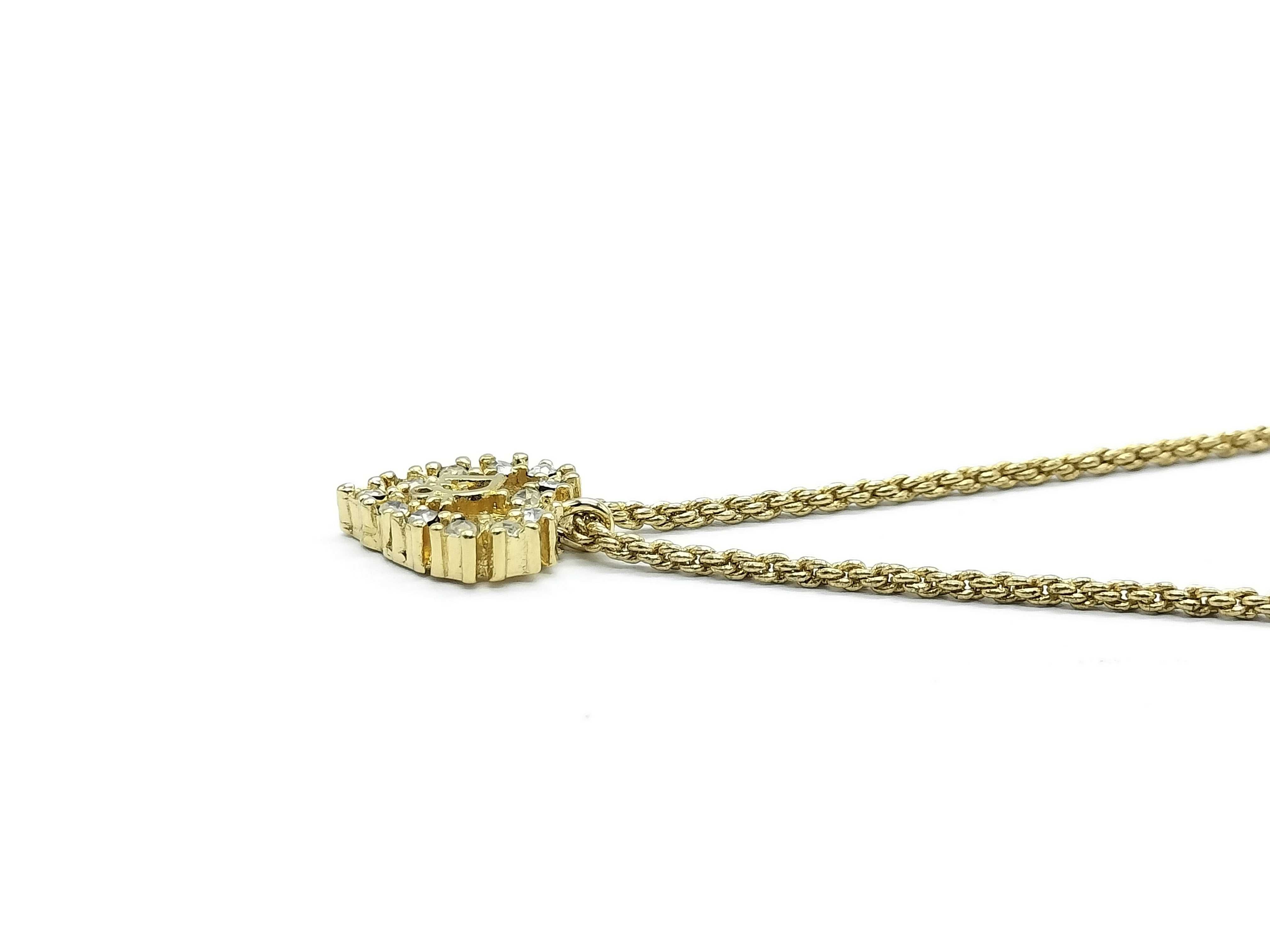 Gold Heart Necklace — view 2