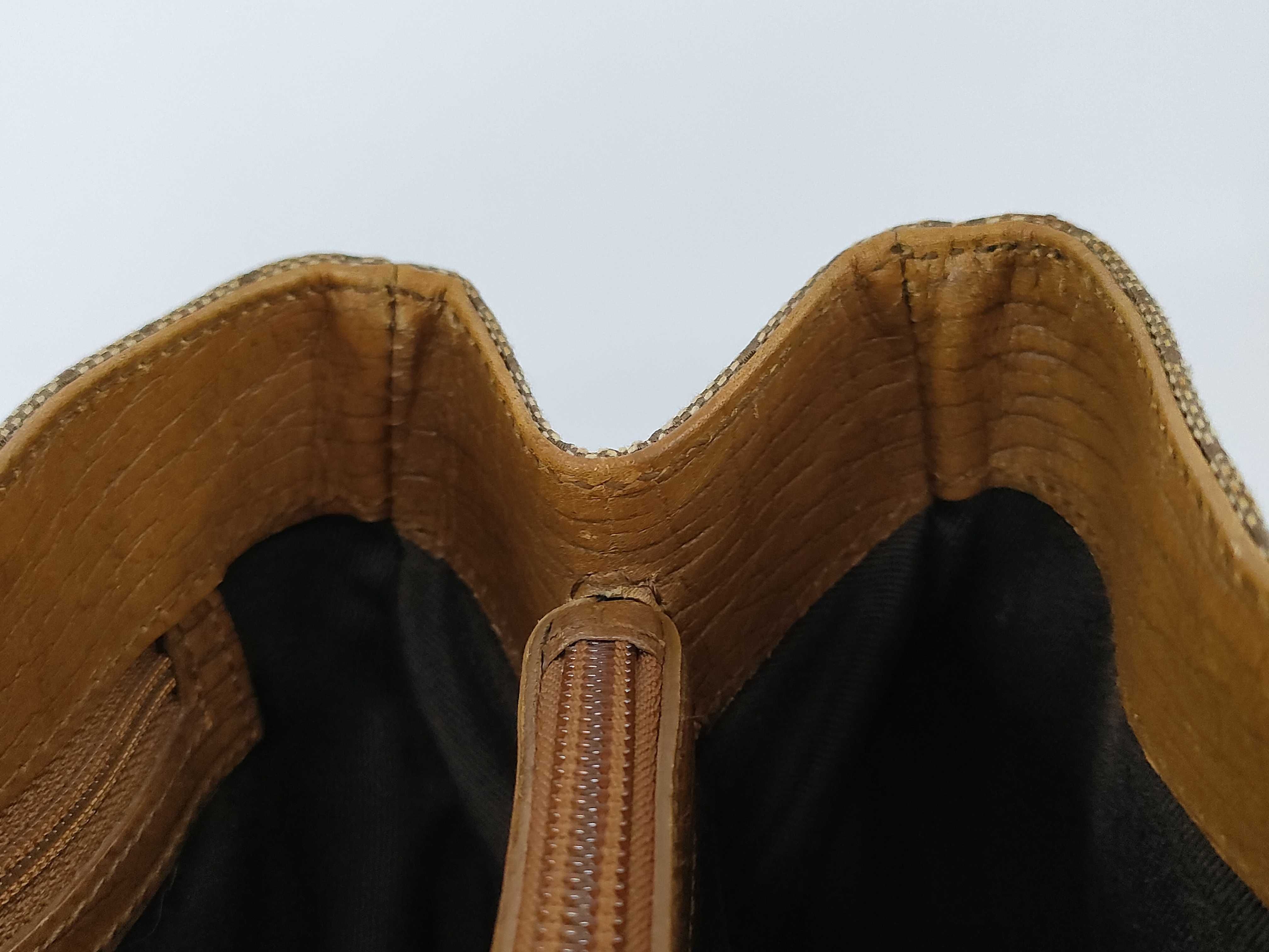 GG Canvas Gucci Canvas Tote Bag Bamboo Handbag — view 9