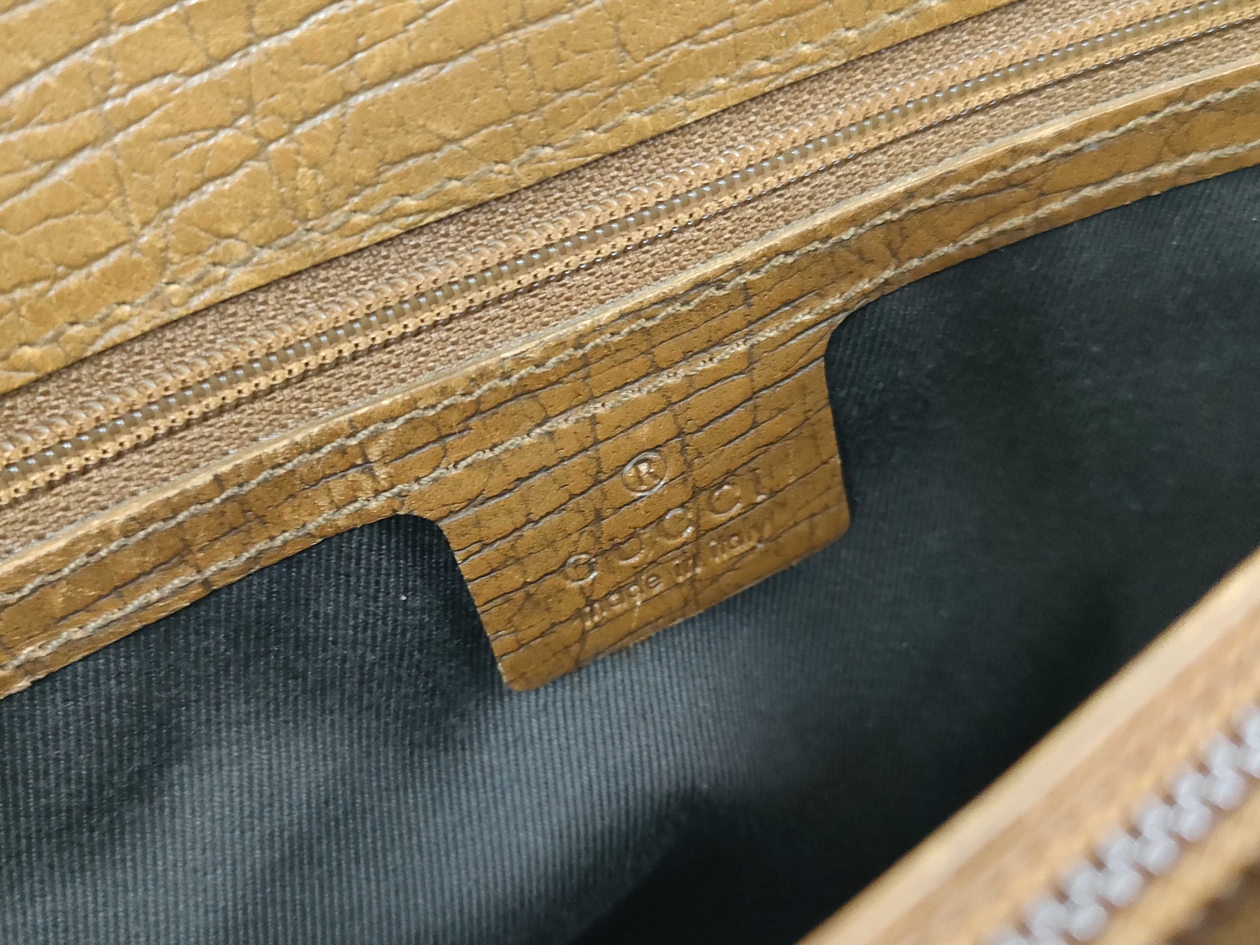 GG Canvas Gucci Canvas Tote Bag Bamboo Handbag — view 10