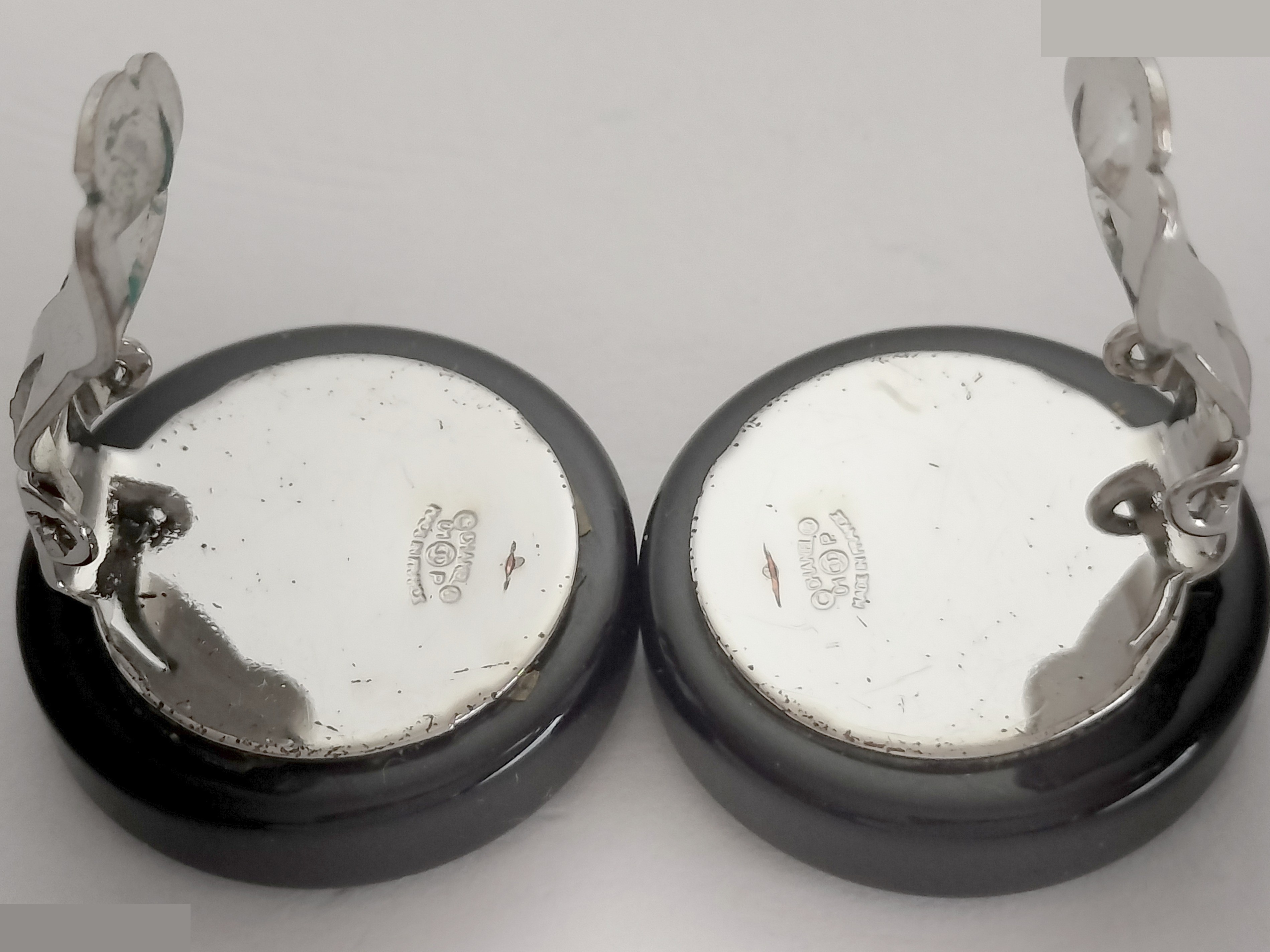 Coco mirror plastic earrings — view 2