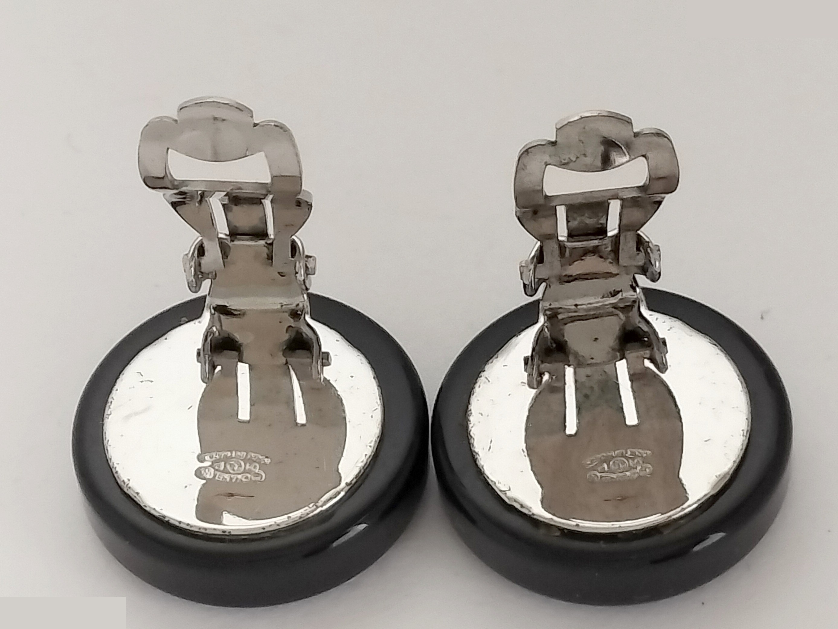 Coco mirror plastic earrings — view 4