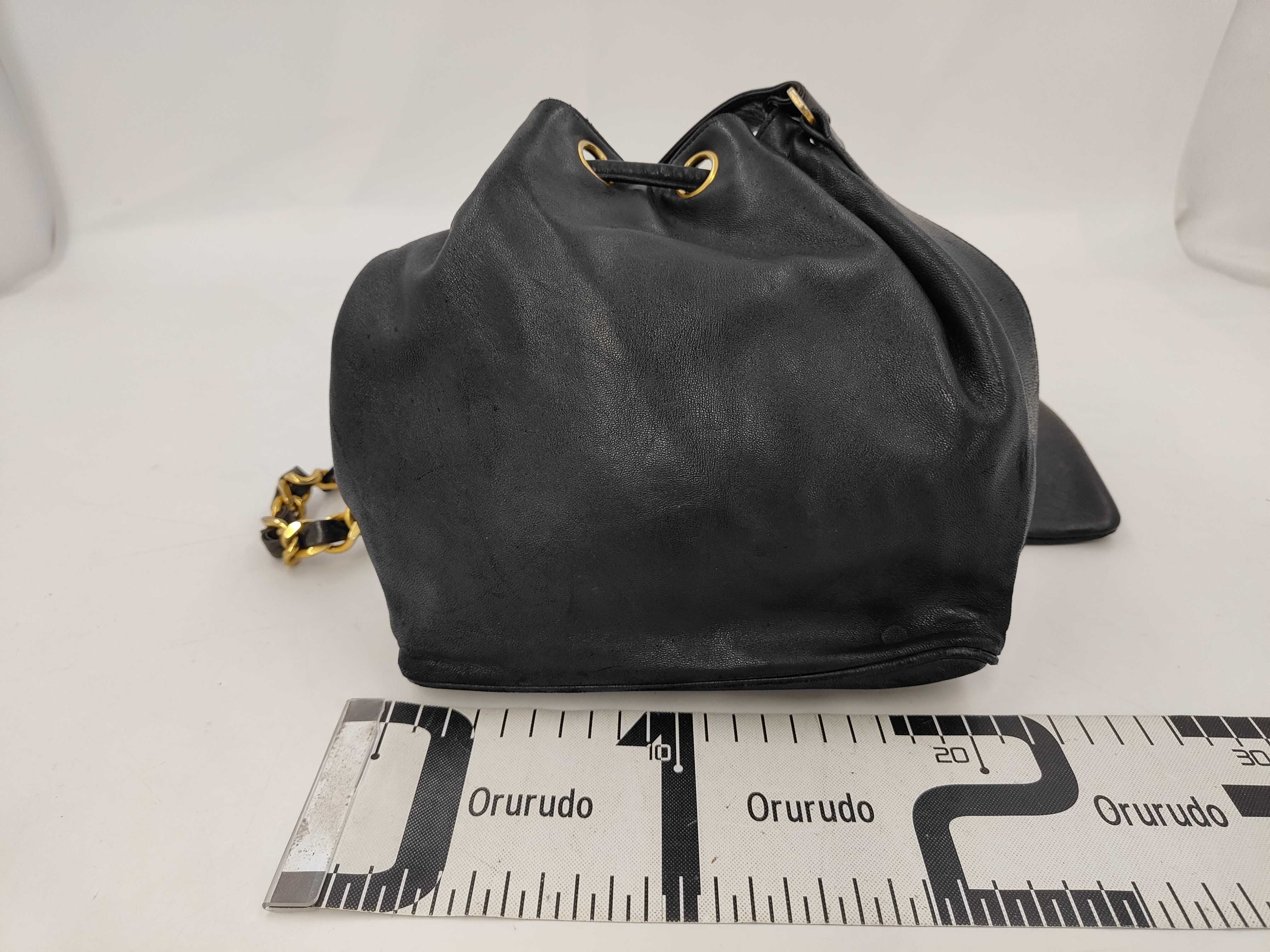 Coco Mark Drawstring Shoulder Bag (Series 1) with Pouch, Lambskin Leather — view 2