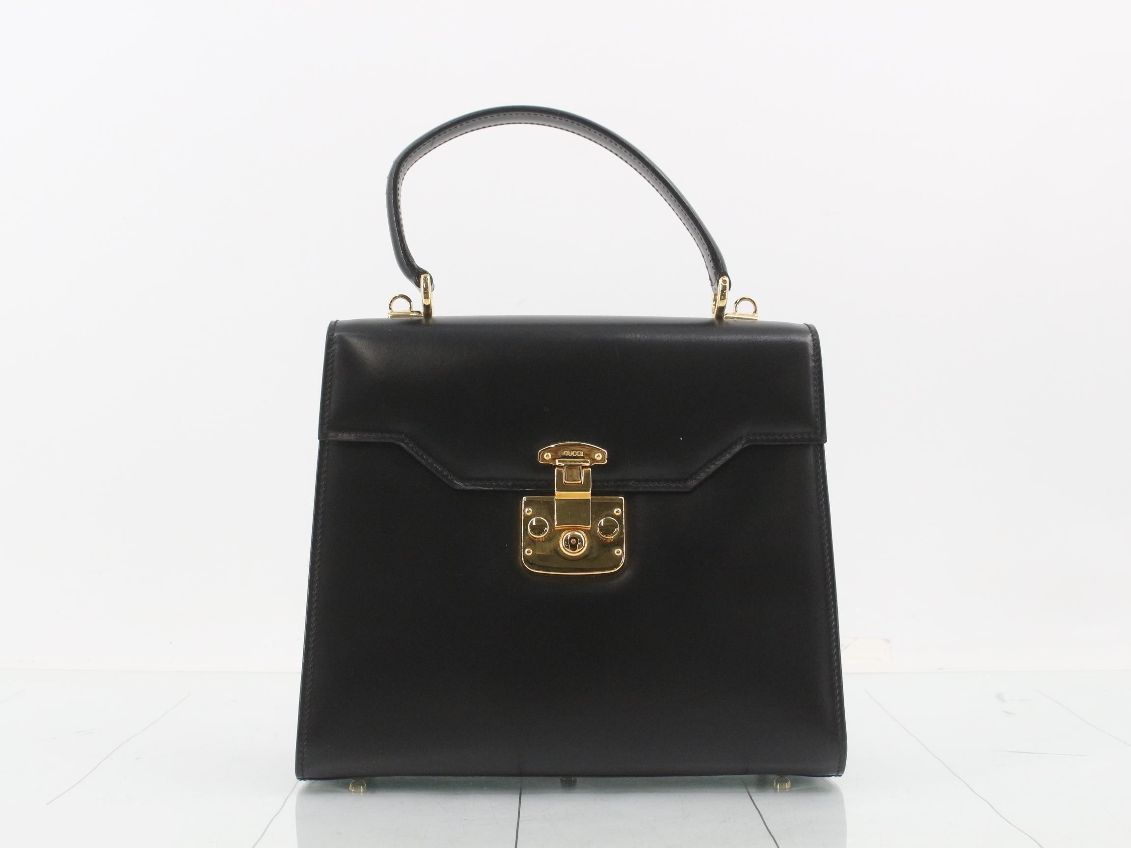 Calf leather handbag