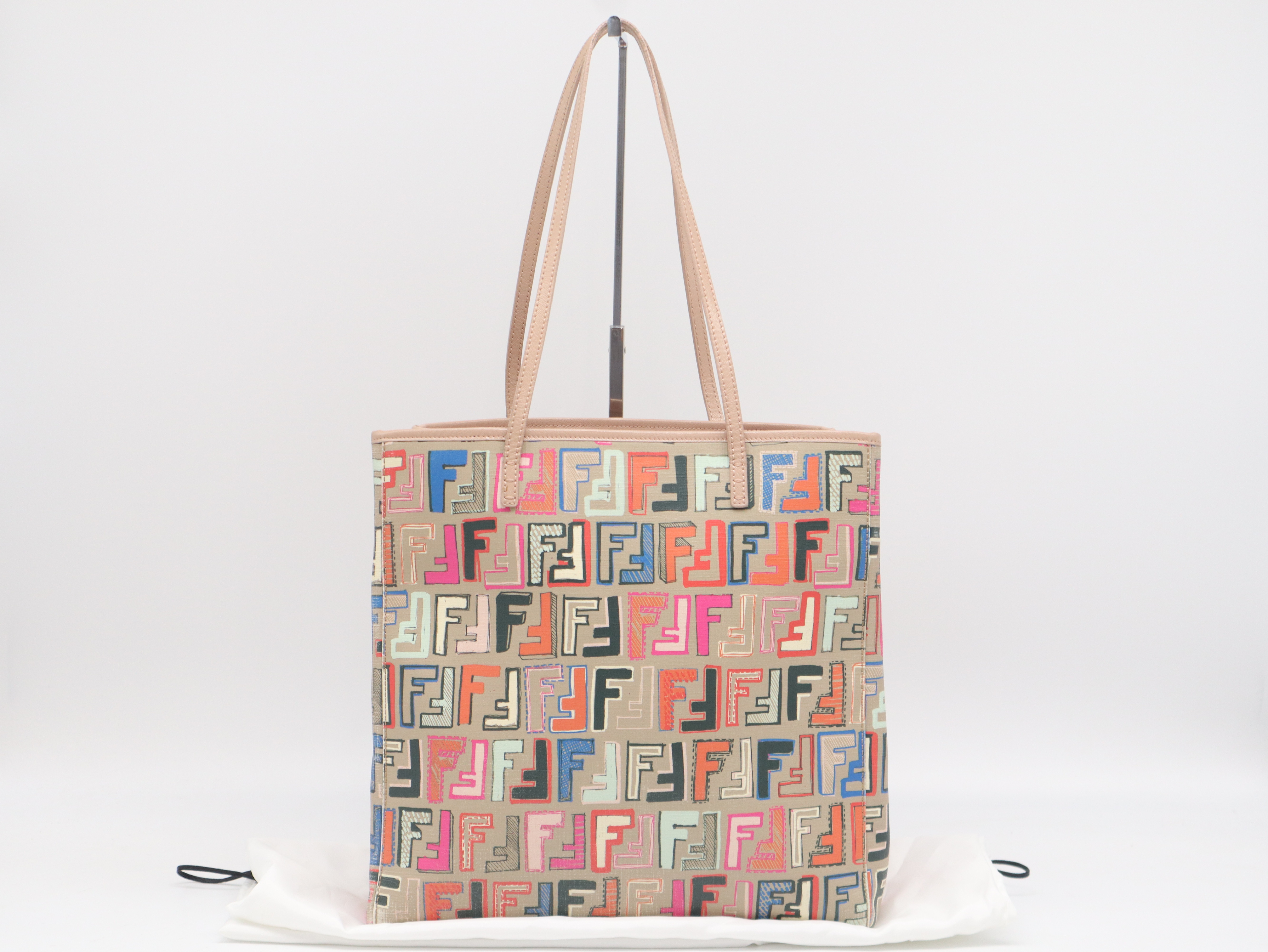 8BH211-CP7 Zucca Tote Bag, Leather, Multicolor, with Dust Bag.