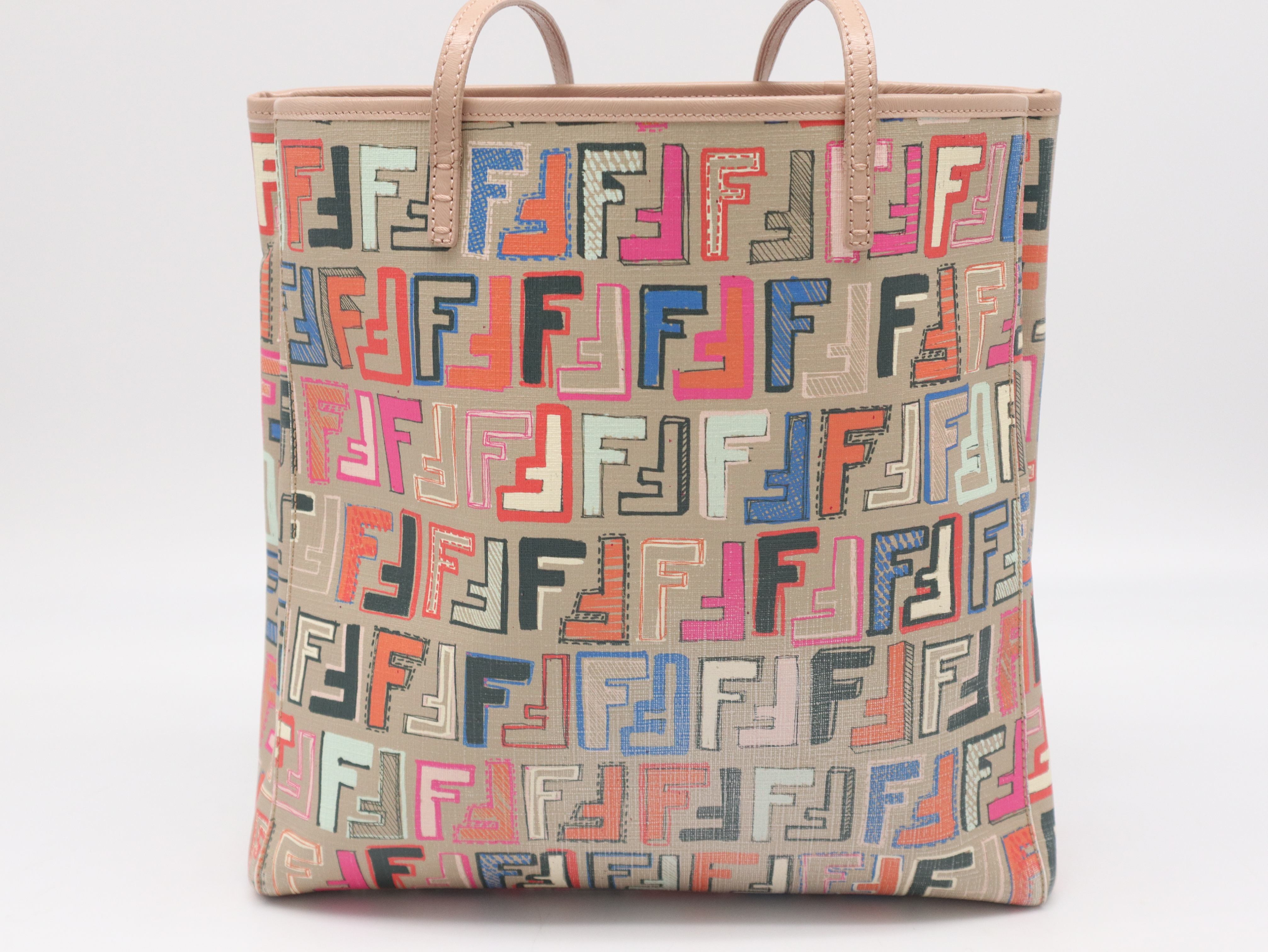 8BH211-CP7 Zucca Tote Bag, Leather, Multicolor, with Dust Bag. — view 2