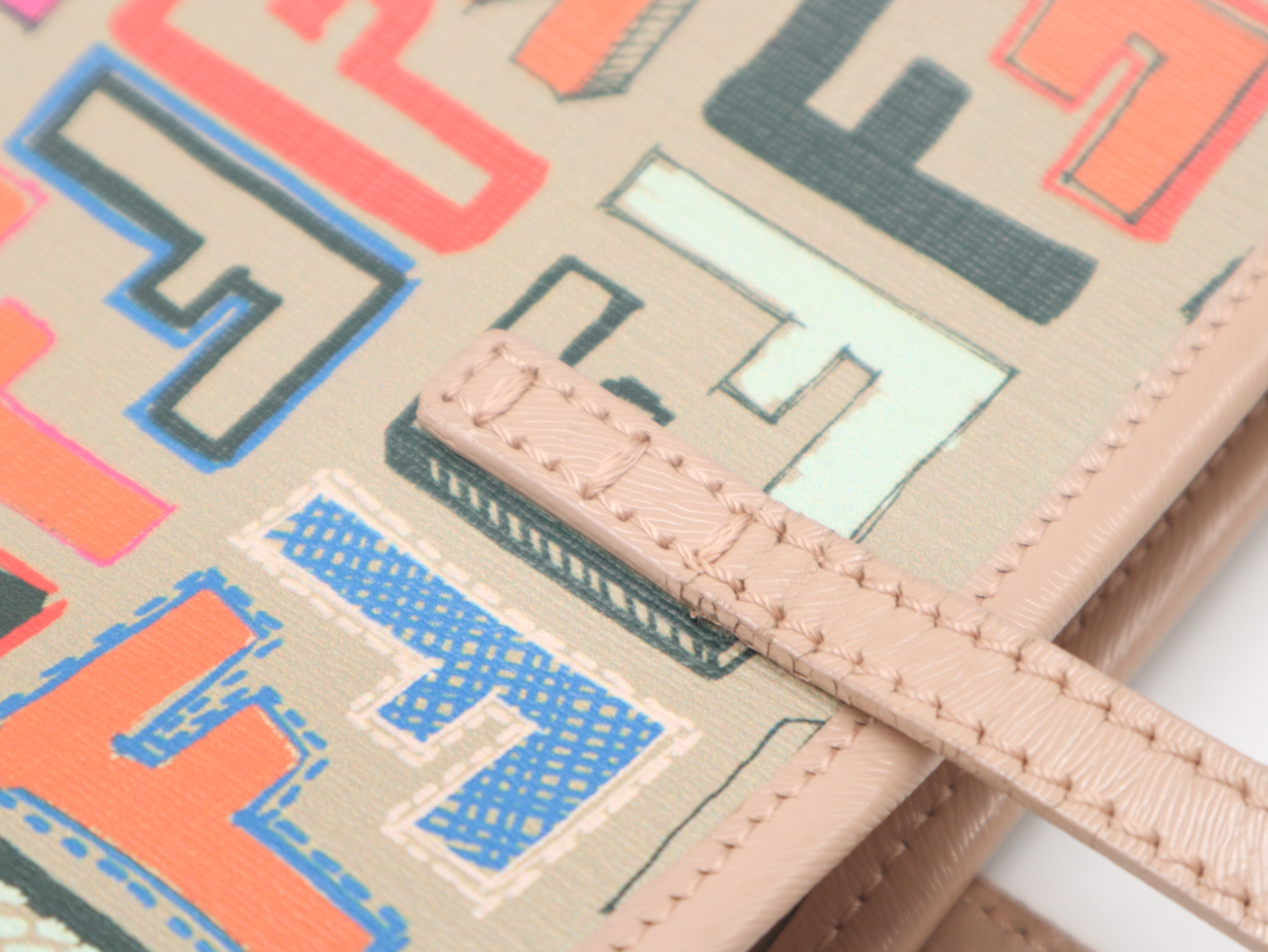 8BH211-CP7 Zucca Tote Bag, Leather, Multicolor, with Dust Bag. — view 7