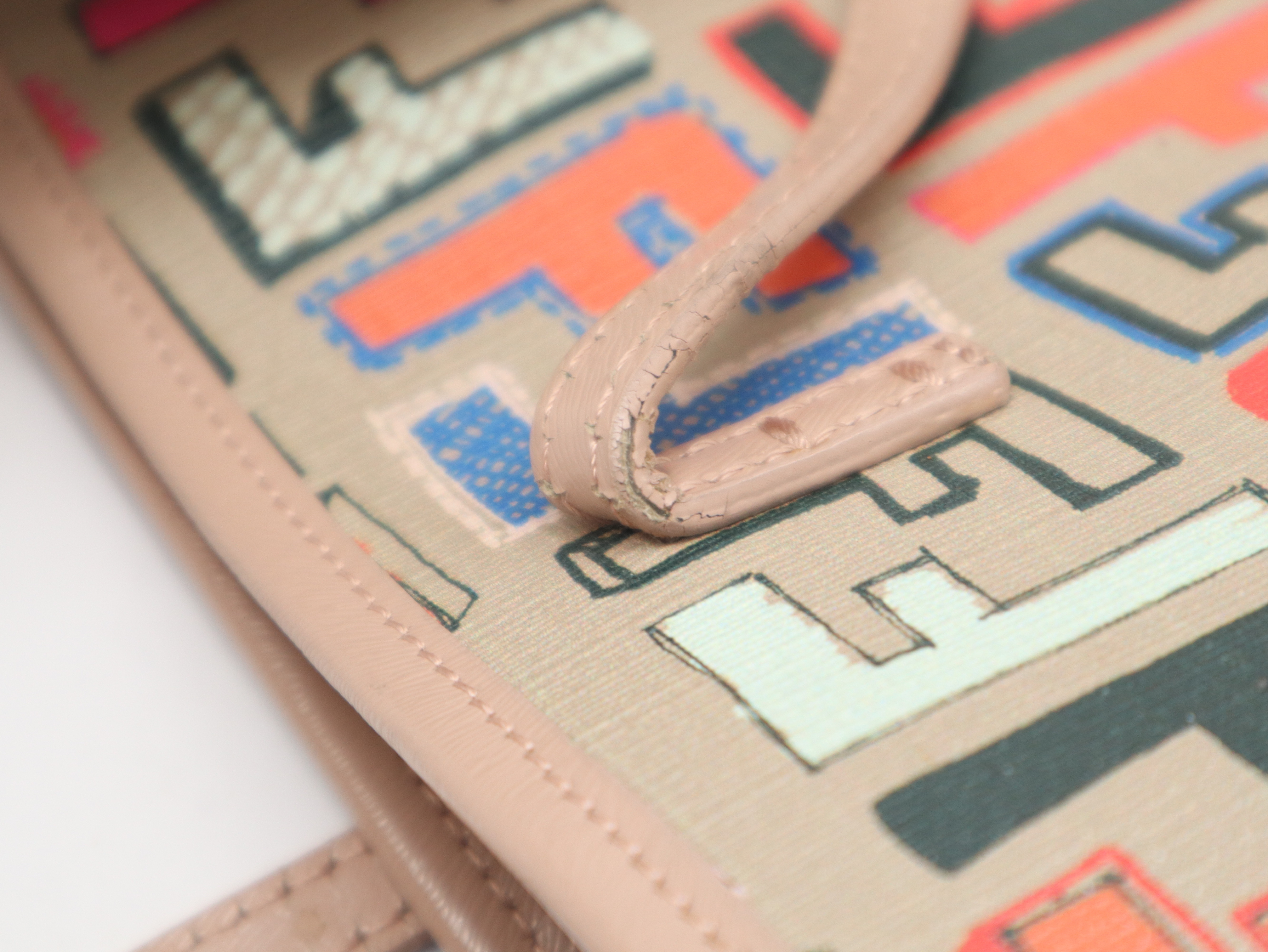 8BH211-CP7 Zucca Tote Bag, Leather, Multicolor, with Dust Bag. — view 9
