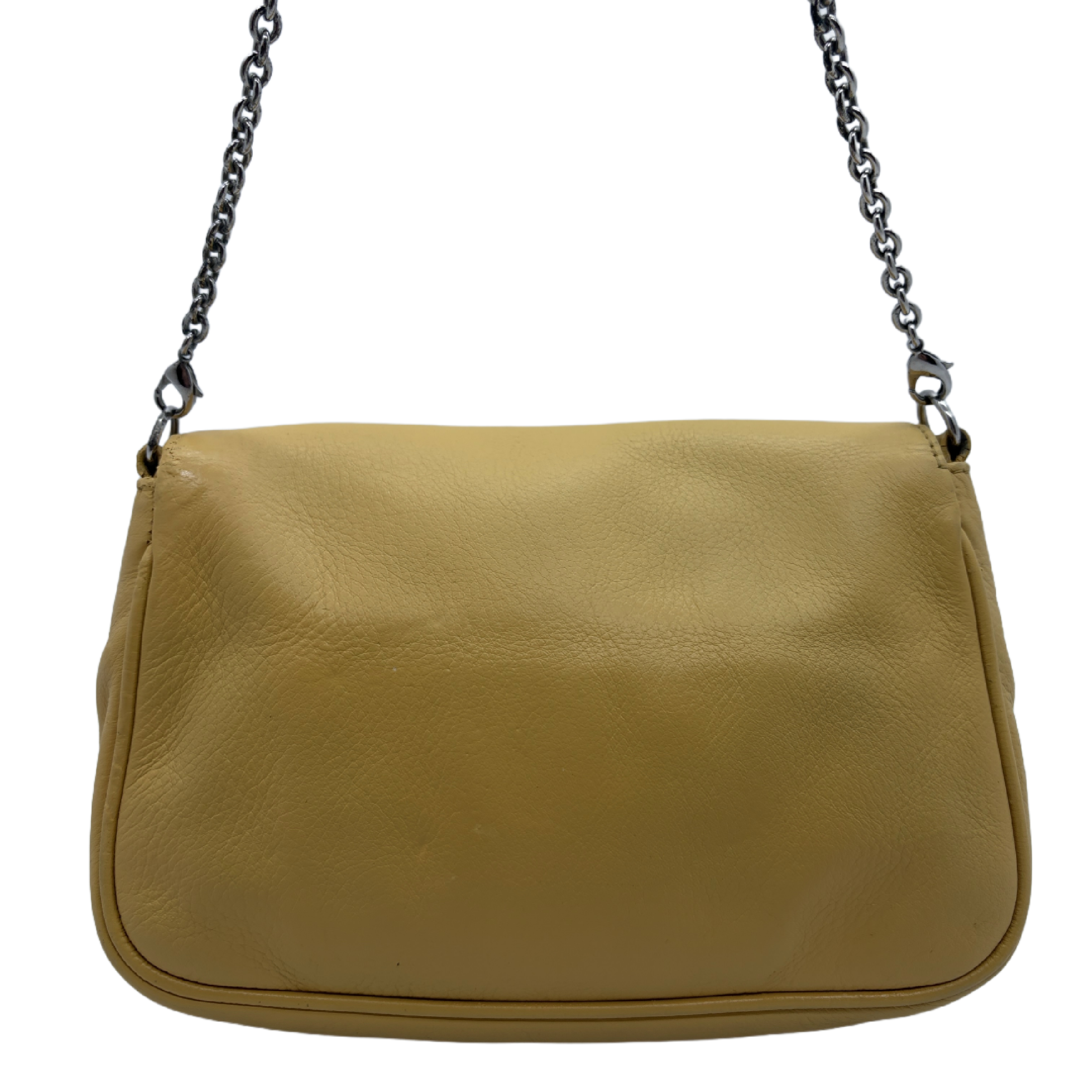 FF Logo Leather Flap Shoulder Bag — view 2