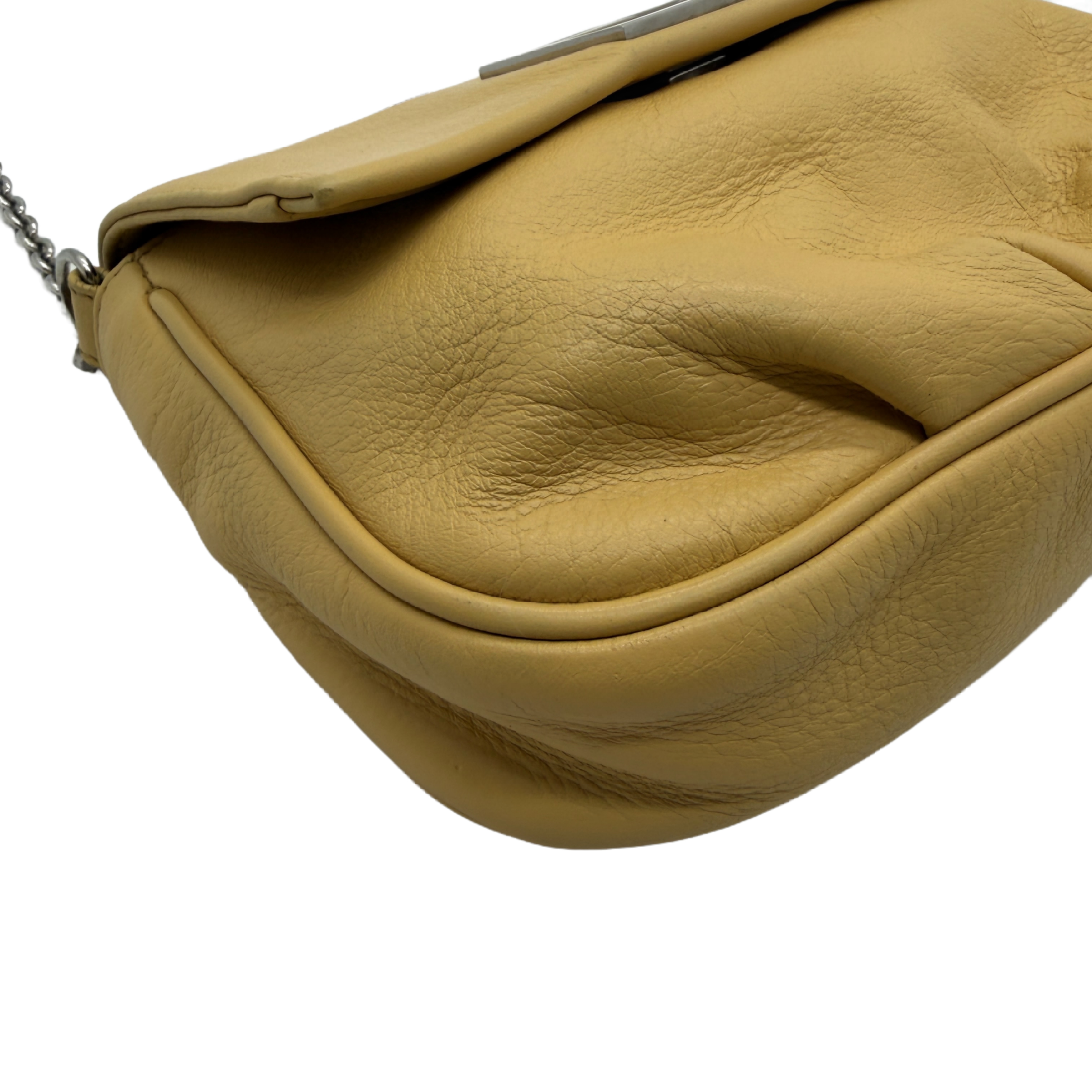 FF Logo Leather Flap Shoulder Bag — view 5